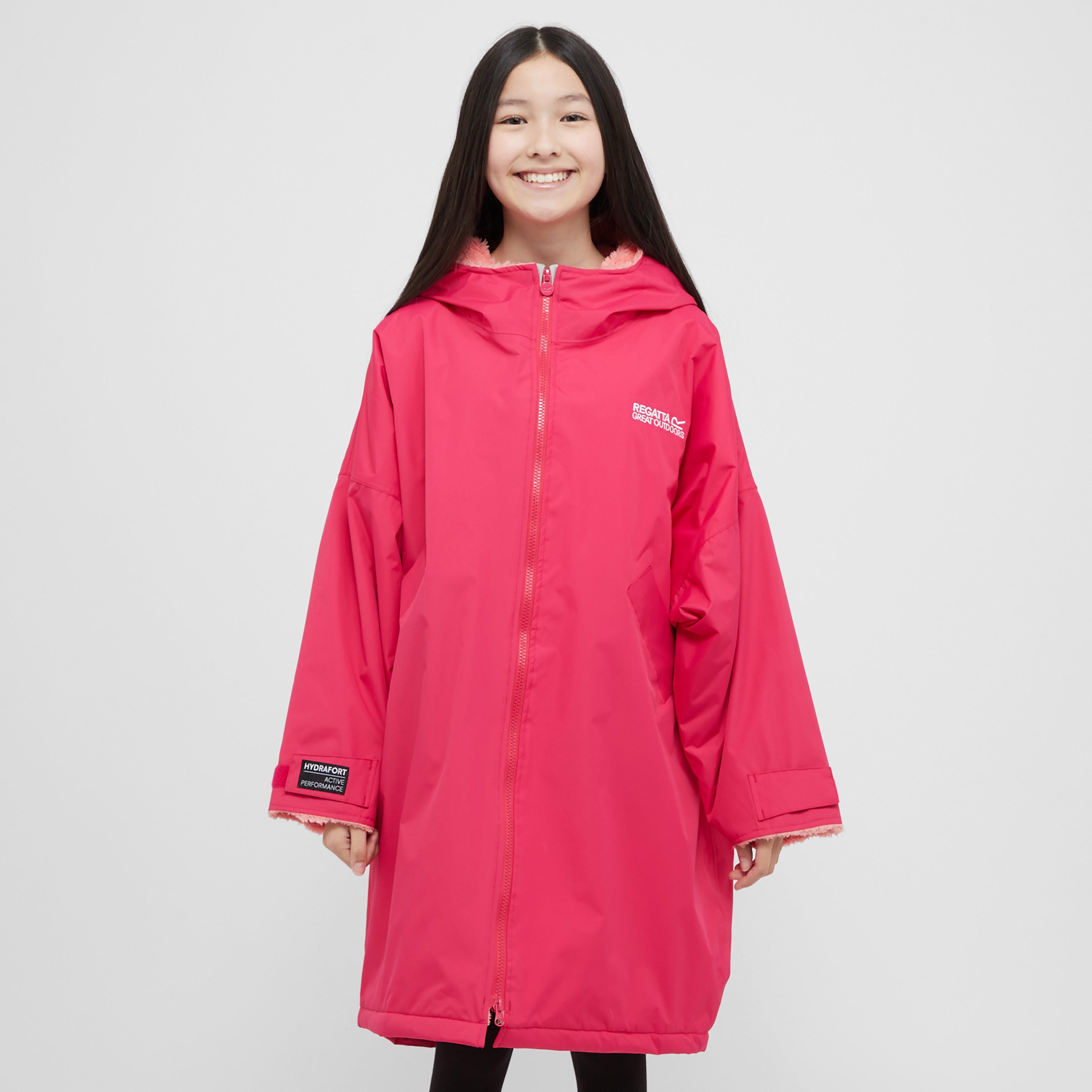Kids Waterproof Robe Pink Potion Shell