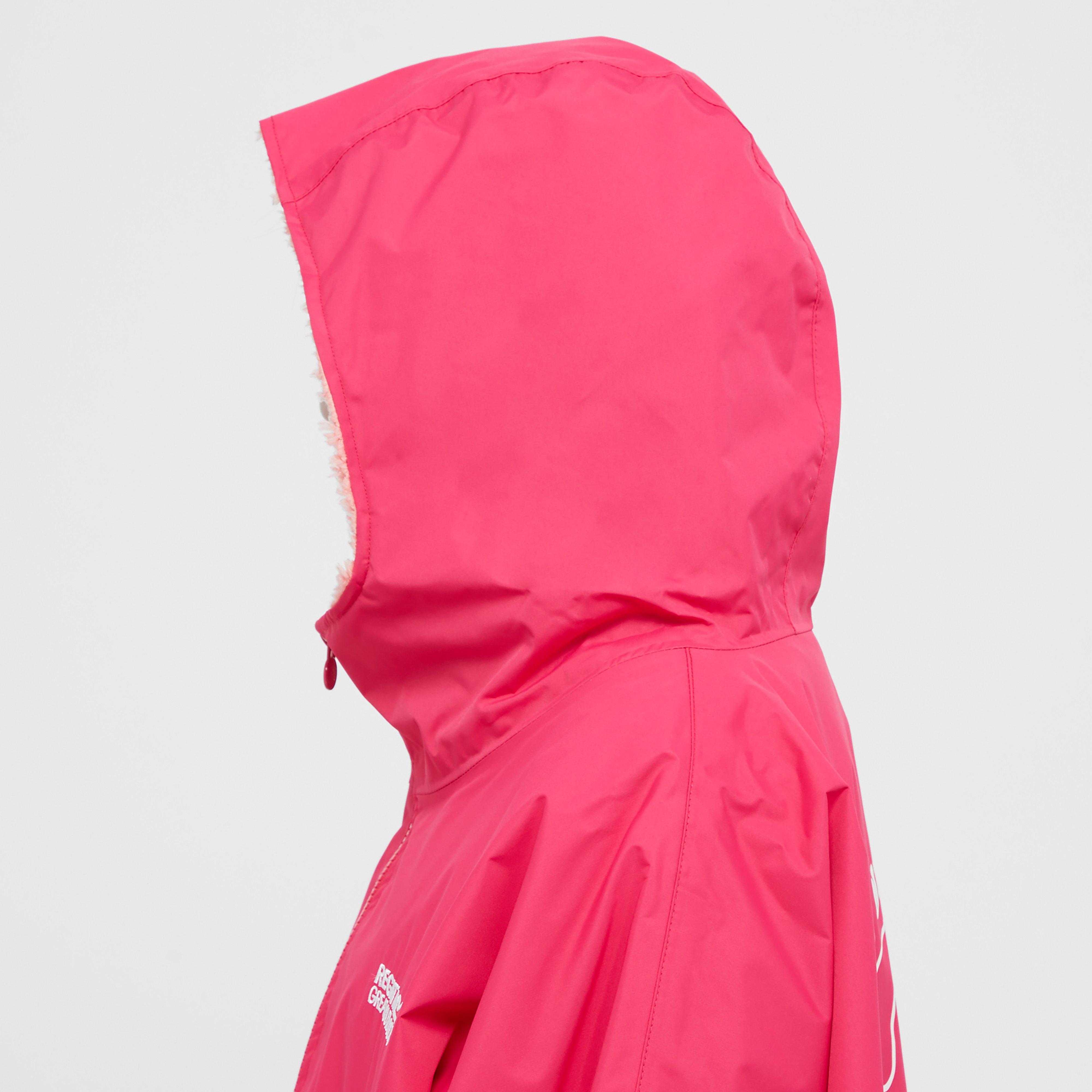 Kids Waterproof Robe Pink Potion Shell