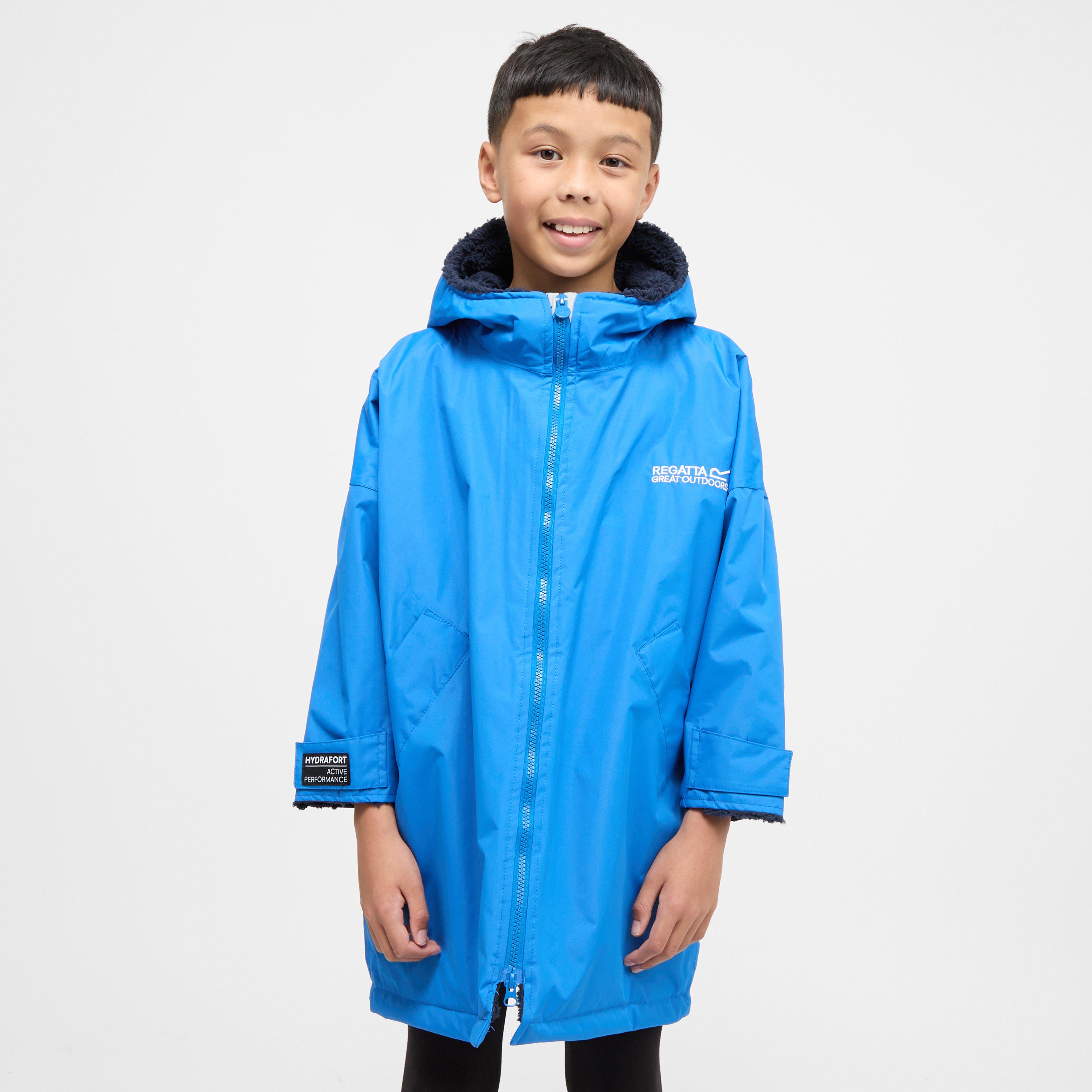Kids Waterproof Robe Oxford Blue Navy