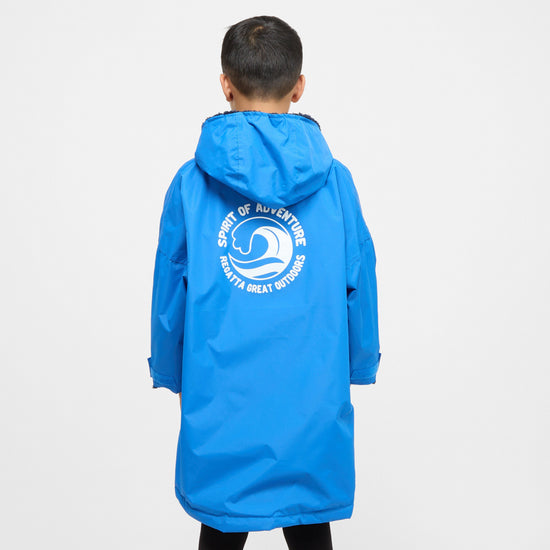 Kids Waterproof Robe Oxford Blue Navy