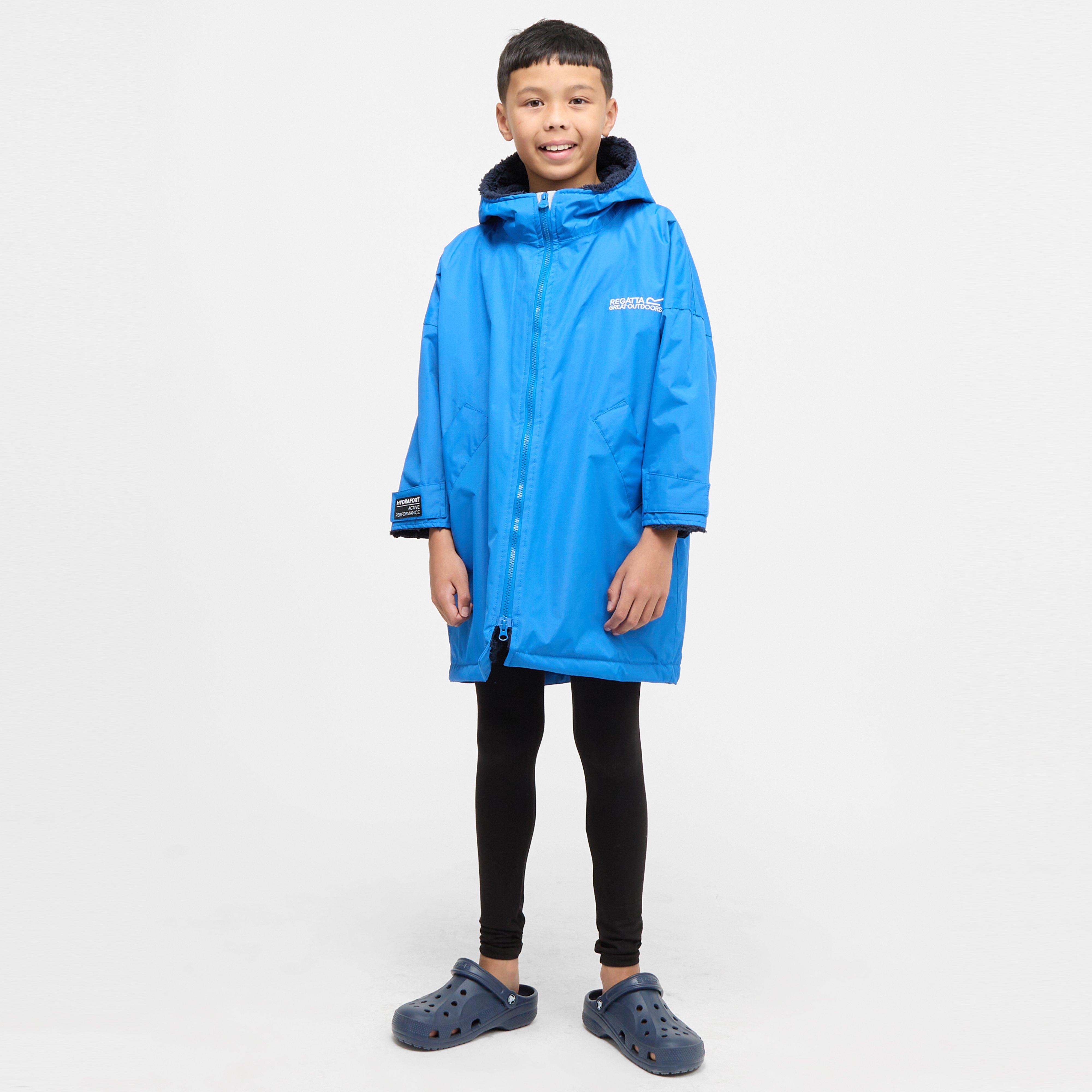 Kids Waterproof Robe Oxford Blue Navy
