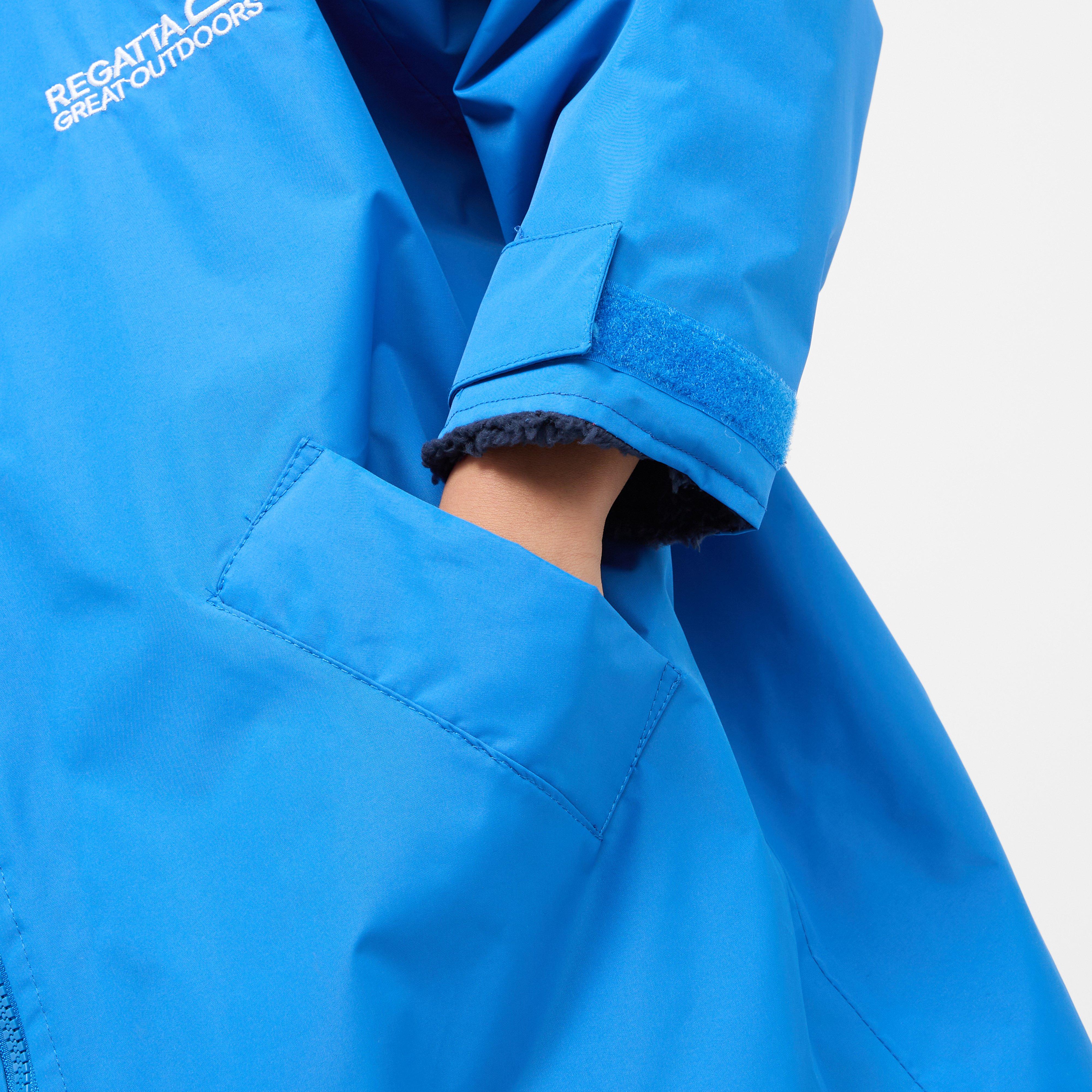 Kids Waterproof Robe Oxford Blue Navy