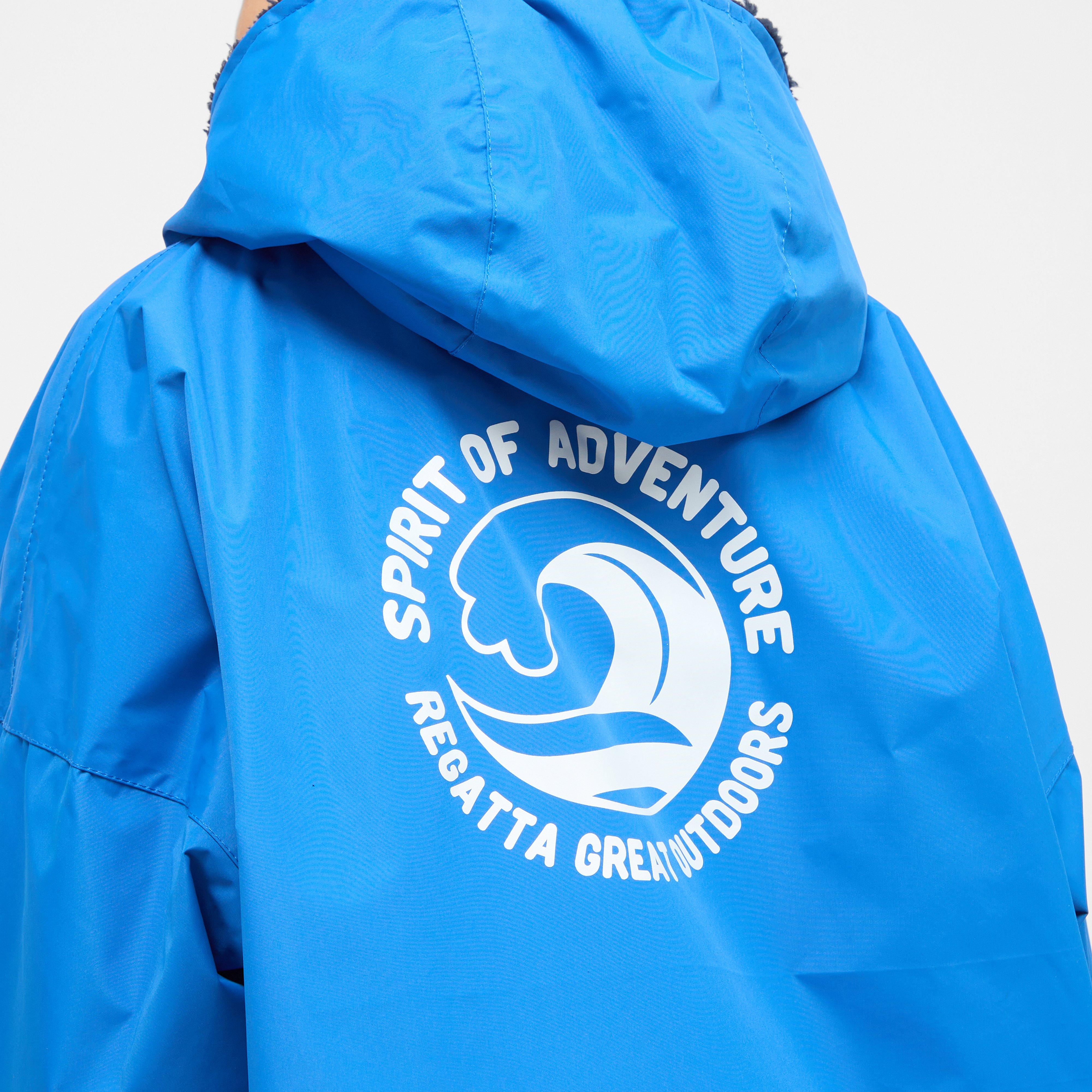 Kids Waterproof Robe Oxford Blue Navy