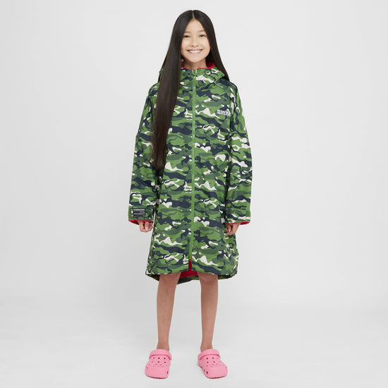 Kids Waterproof Robe Cactus Camouflage