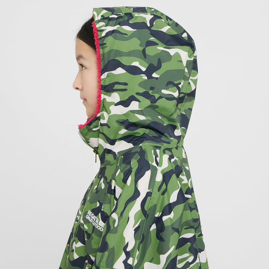 Kids Waterproof Robe Cactus Camouflage