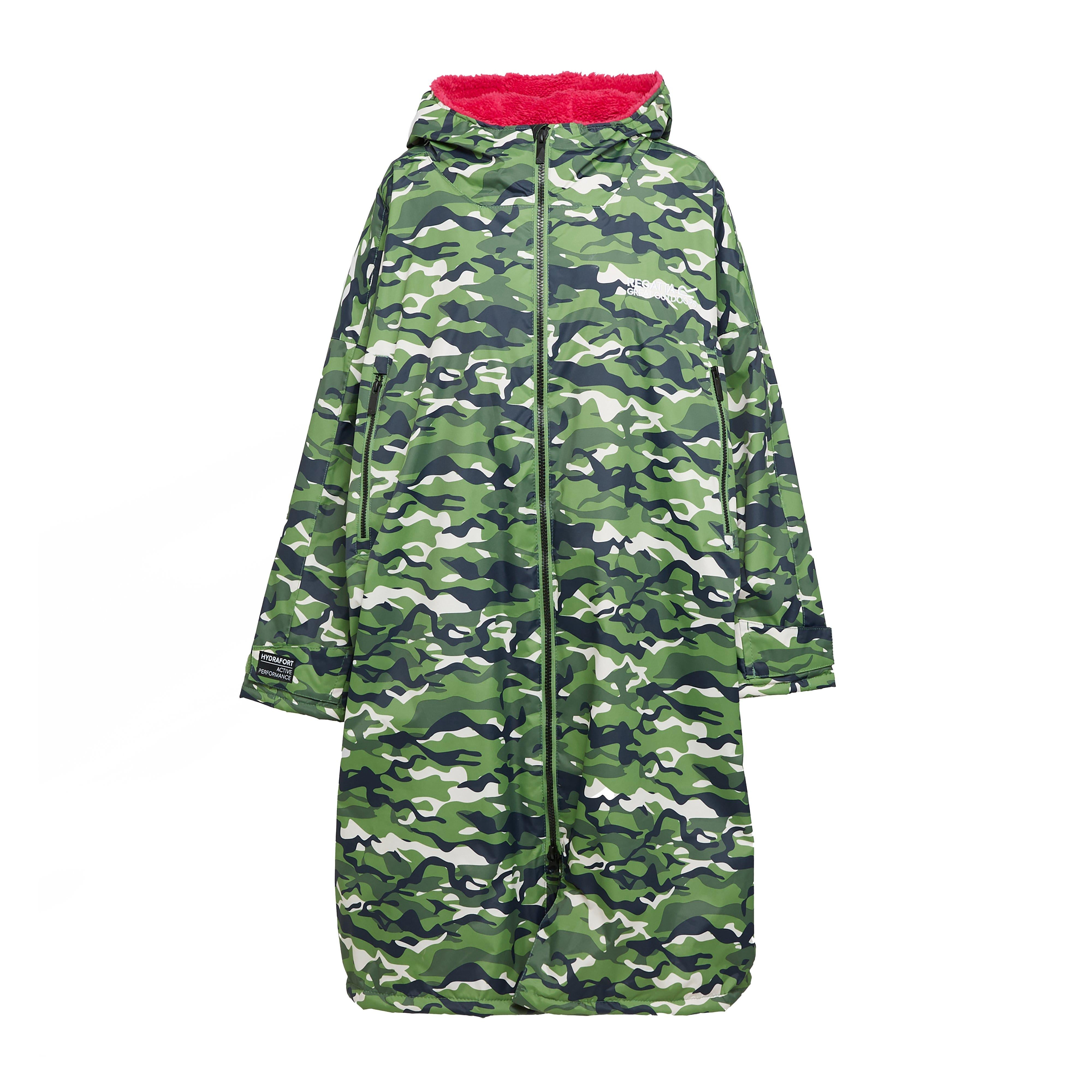 Kids Waterproof Robe Cactus Camouflage
