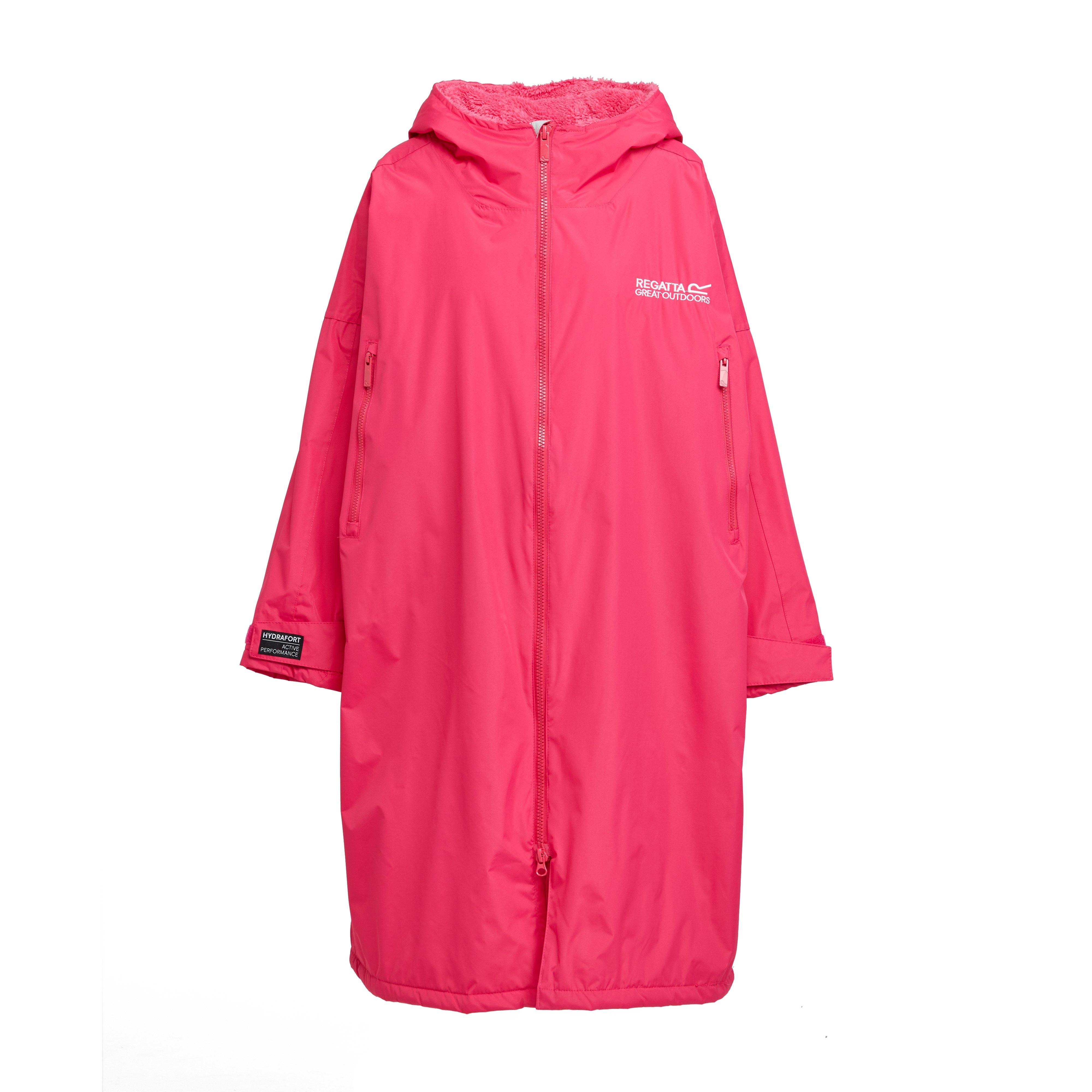 Adults Waterproof Robe Pink