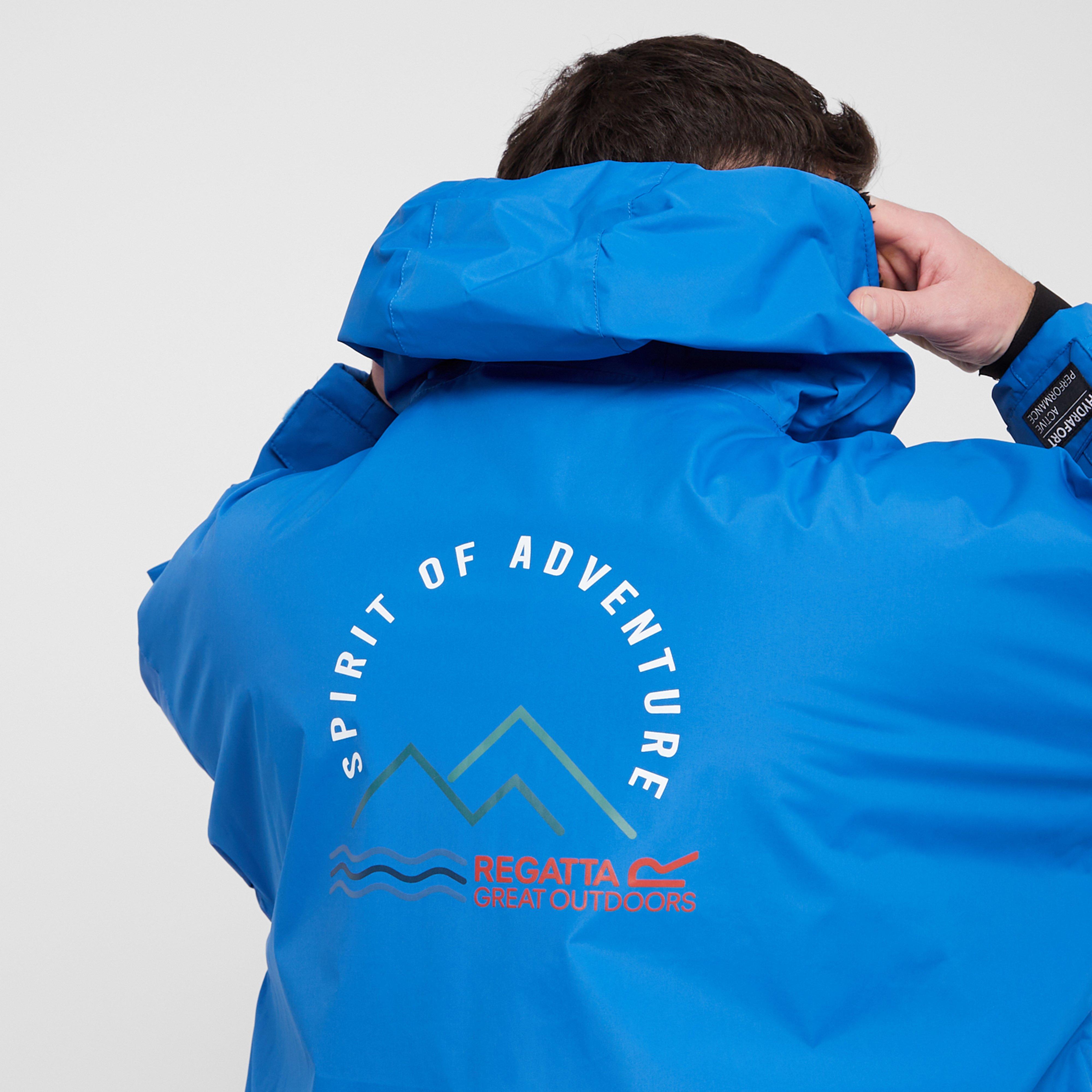 Adults Waterproof Robe Oxford Blue