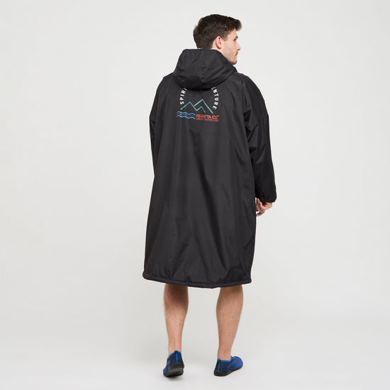 Adults Waterproof Robe Black