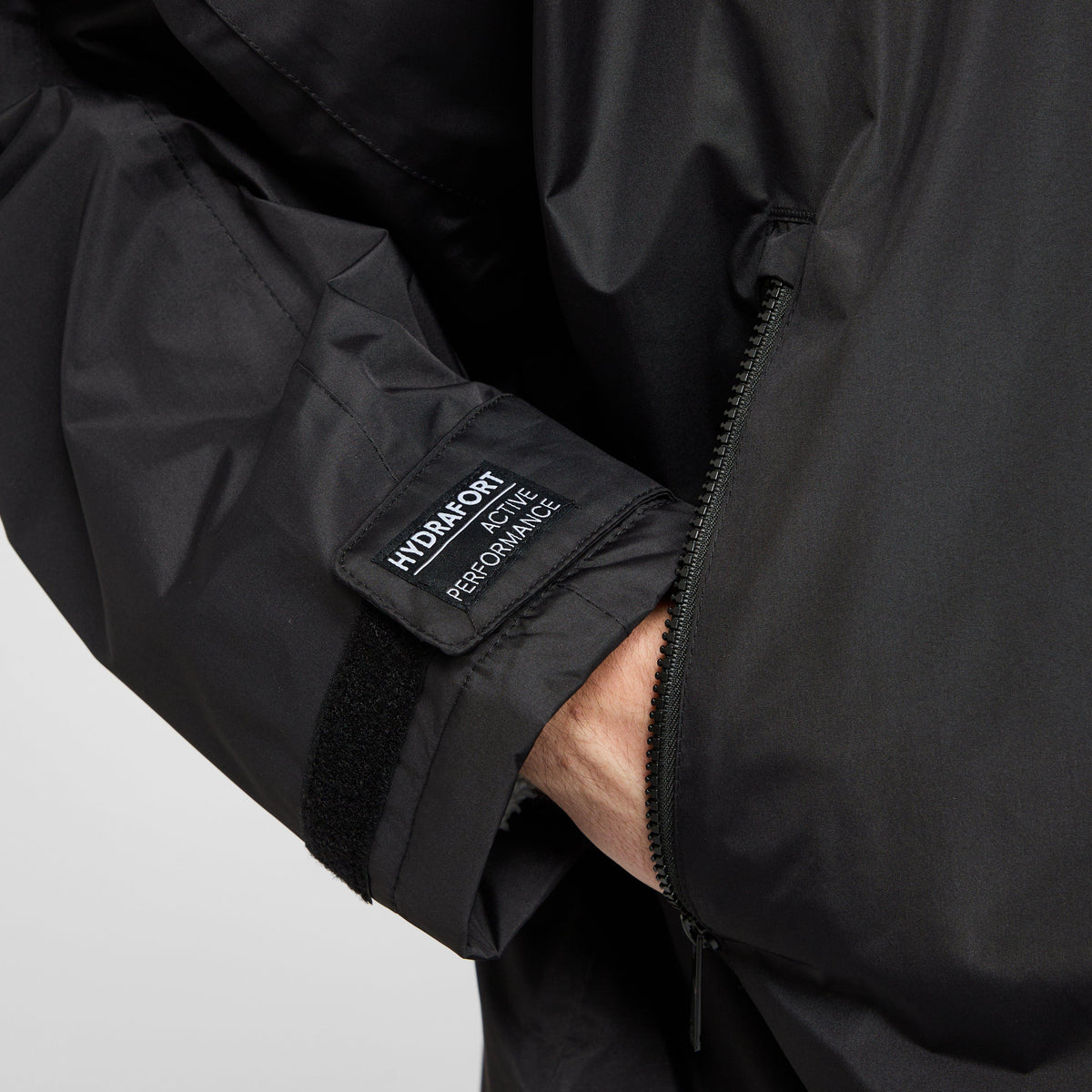 Adults Waterproof Robe Black