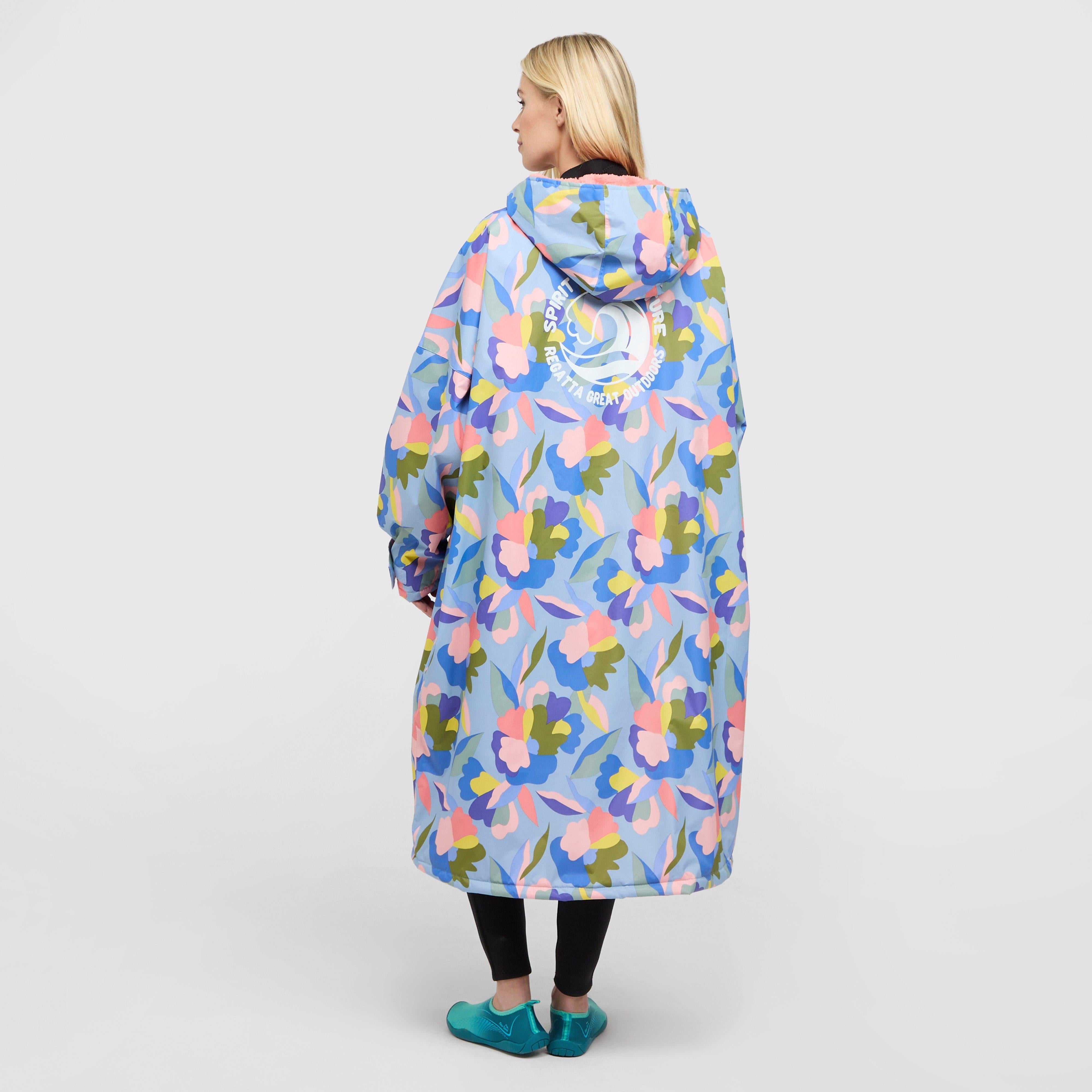 Adults Waterproof Robe Abstract Floral Print