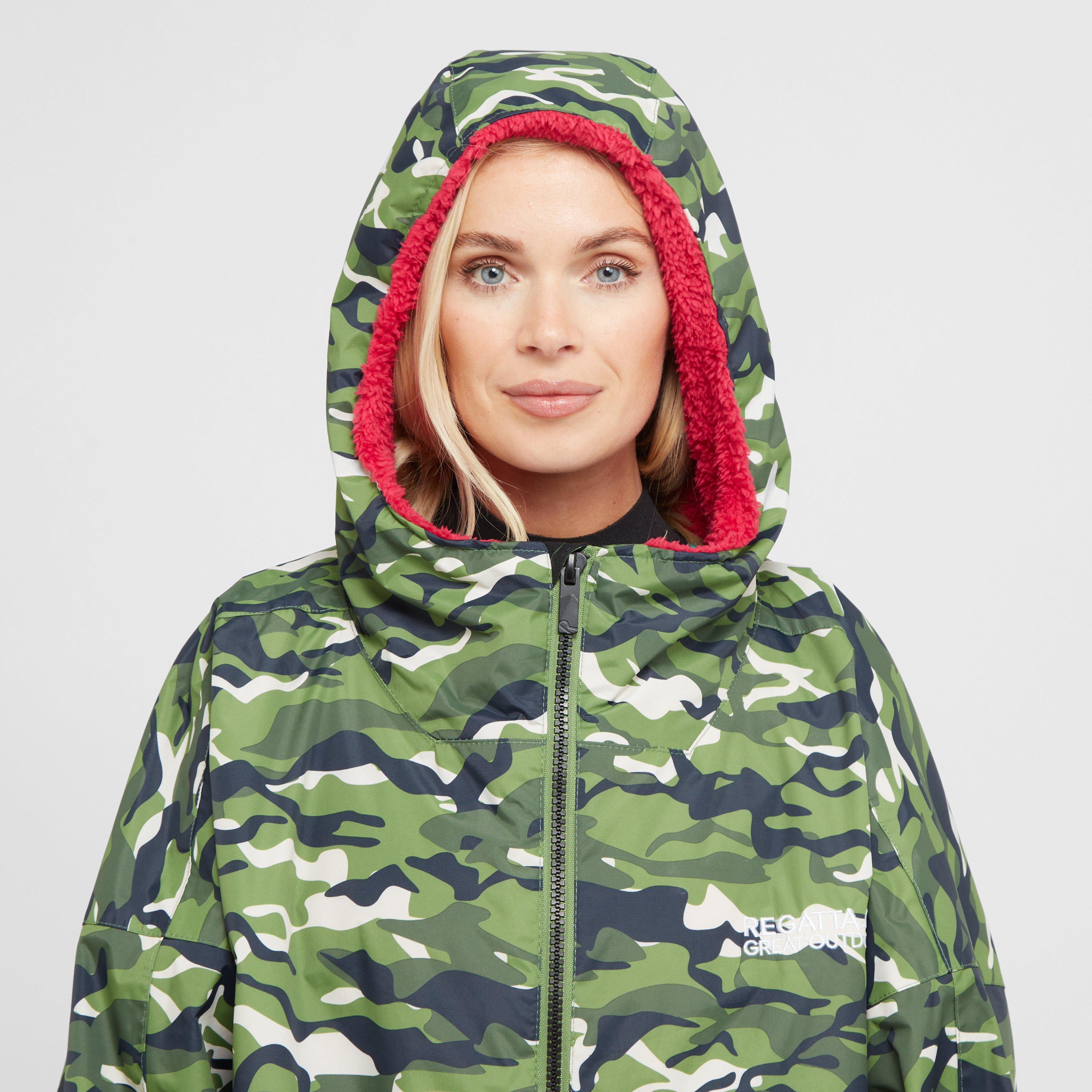 Adults Waterproof Robe Cactus Camouflage