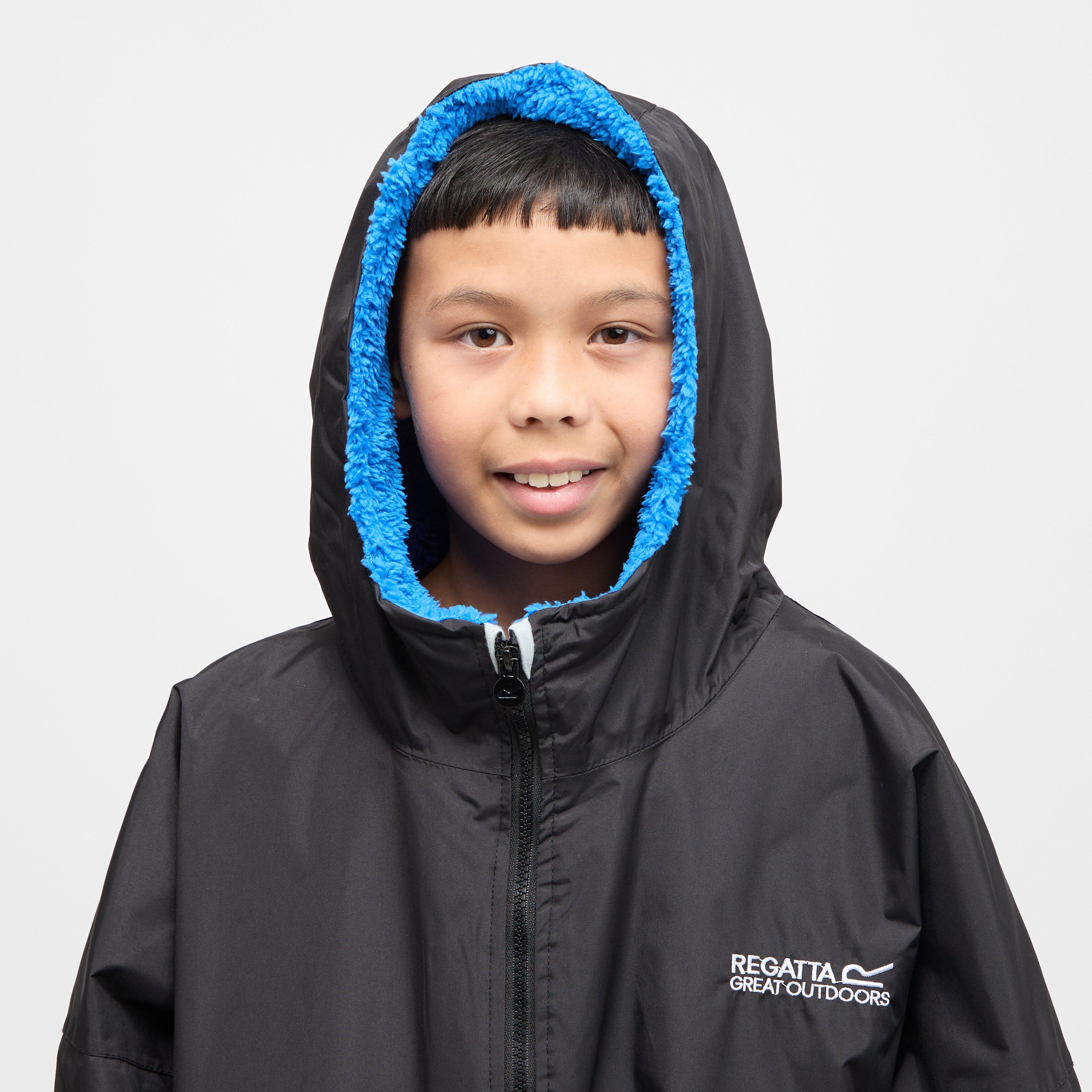 Kids Waterproof Robe Navy