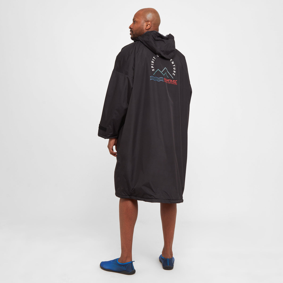 Adults Waterproof Robe Dark Grey