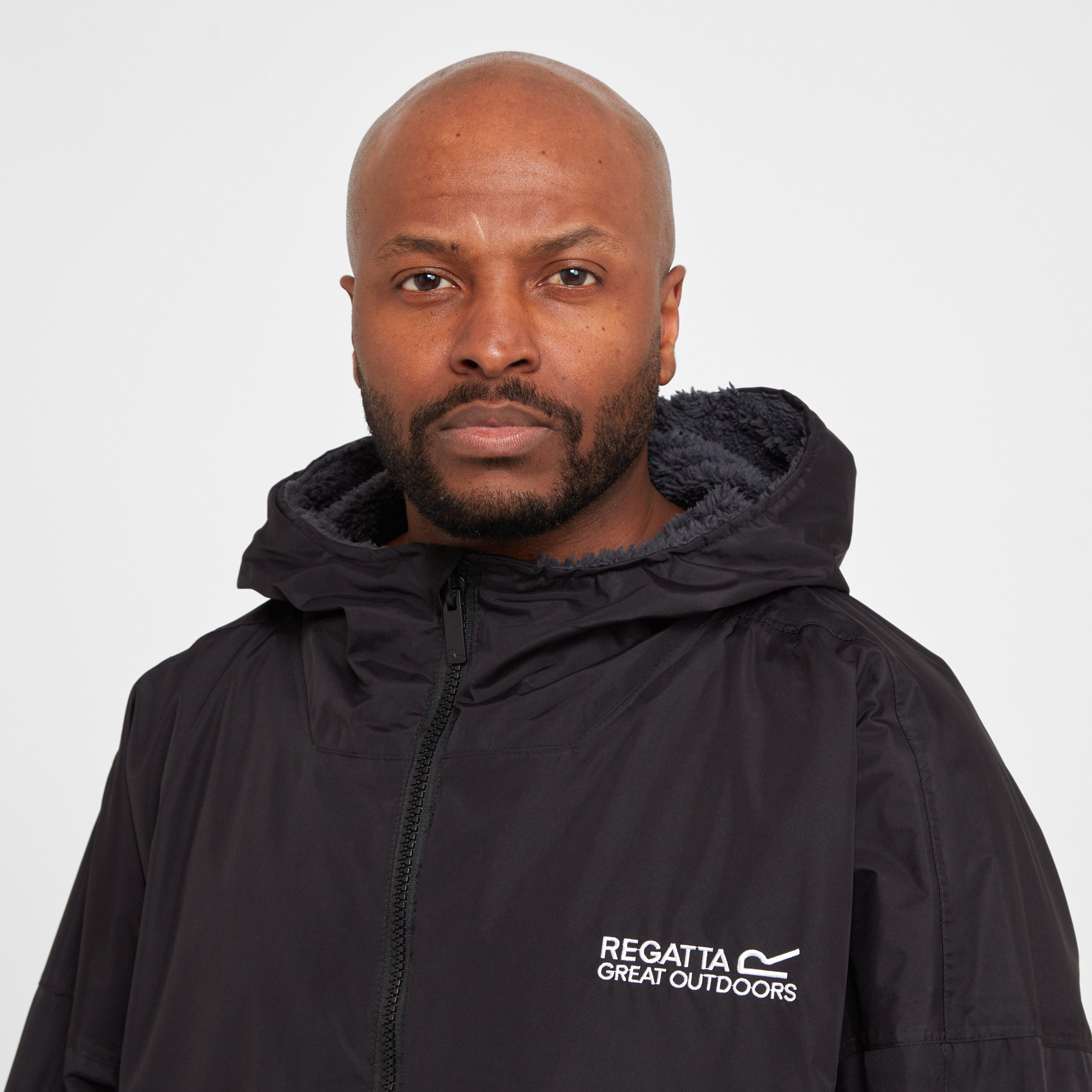 Adults Waterproof Robe Dark Grey