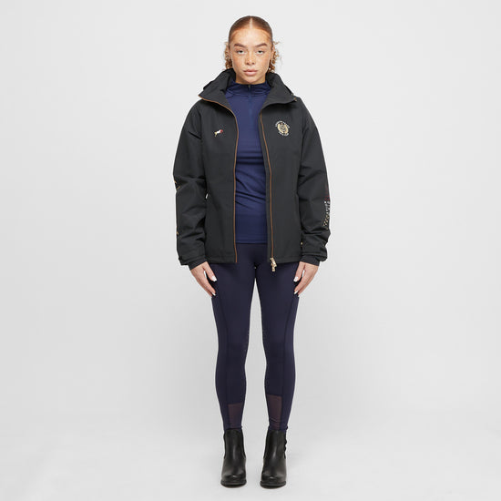 Womens Team Waterproof Jacket Black