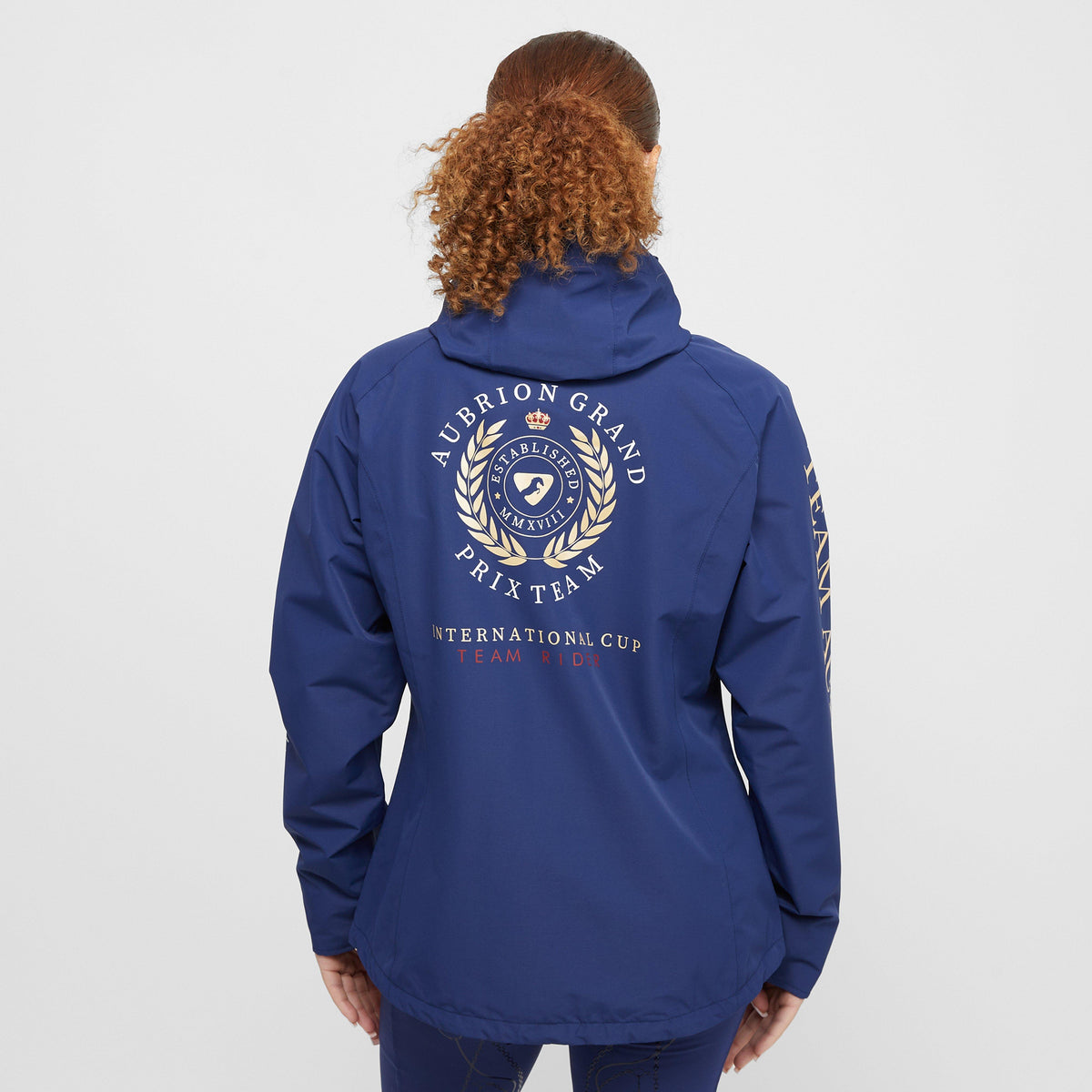 Womens Team Waterproof Jacket Navy