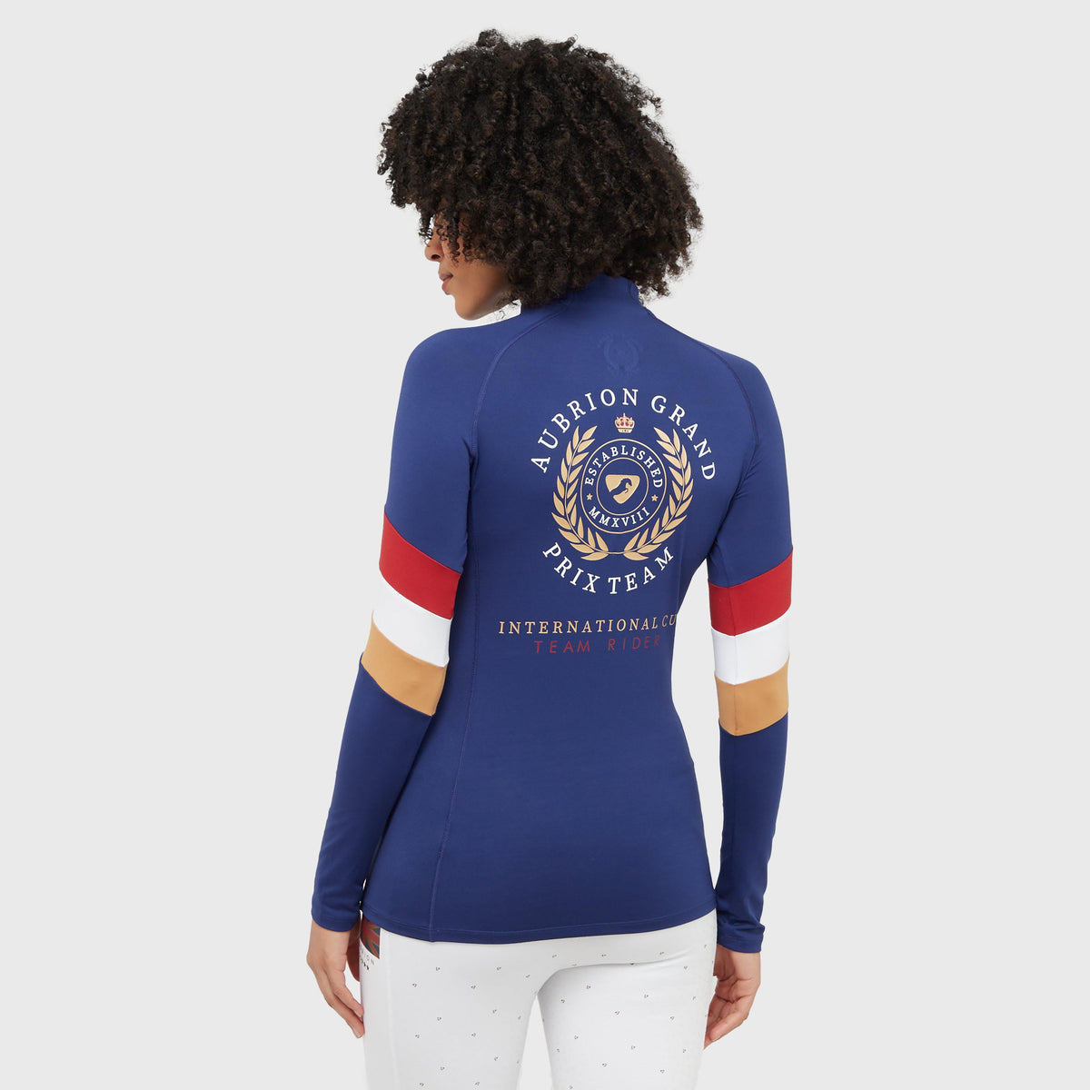 Womens Team Long Sleeved Base Layer Navy