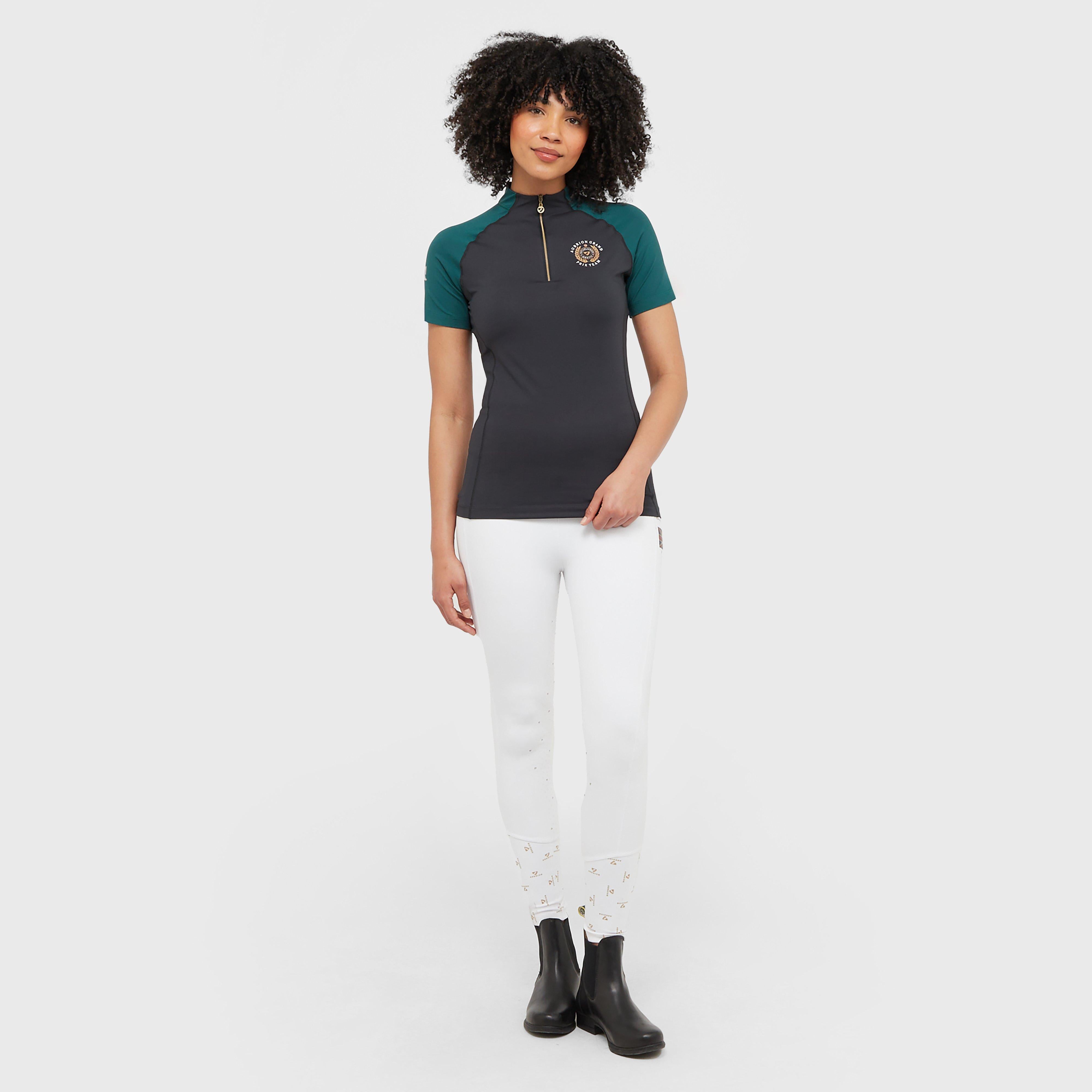 Womens Team Short Sleeved Base Layer Black