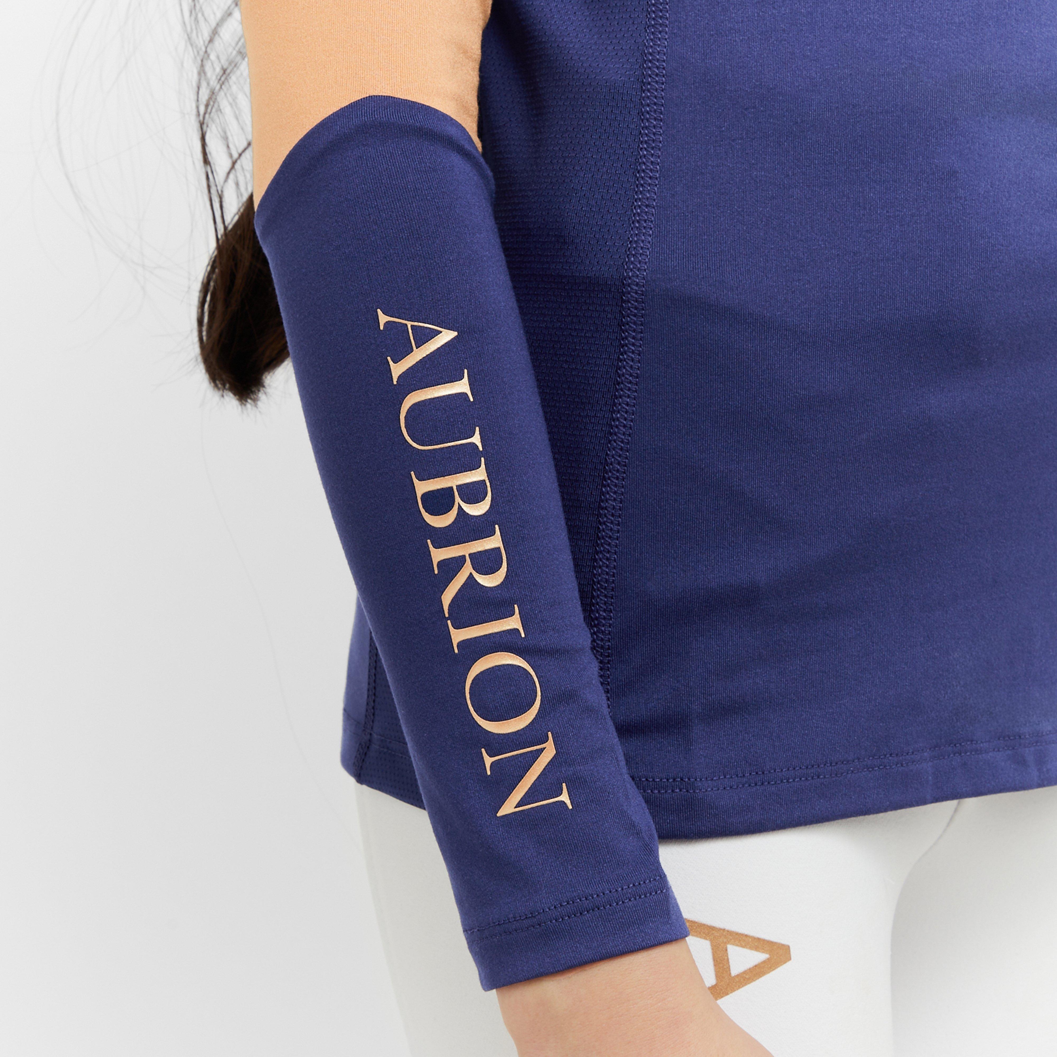 Young Rider Team Long Sleeved Base Layer Navy