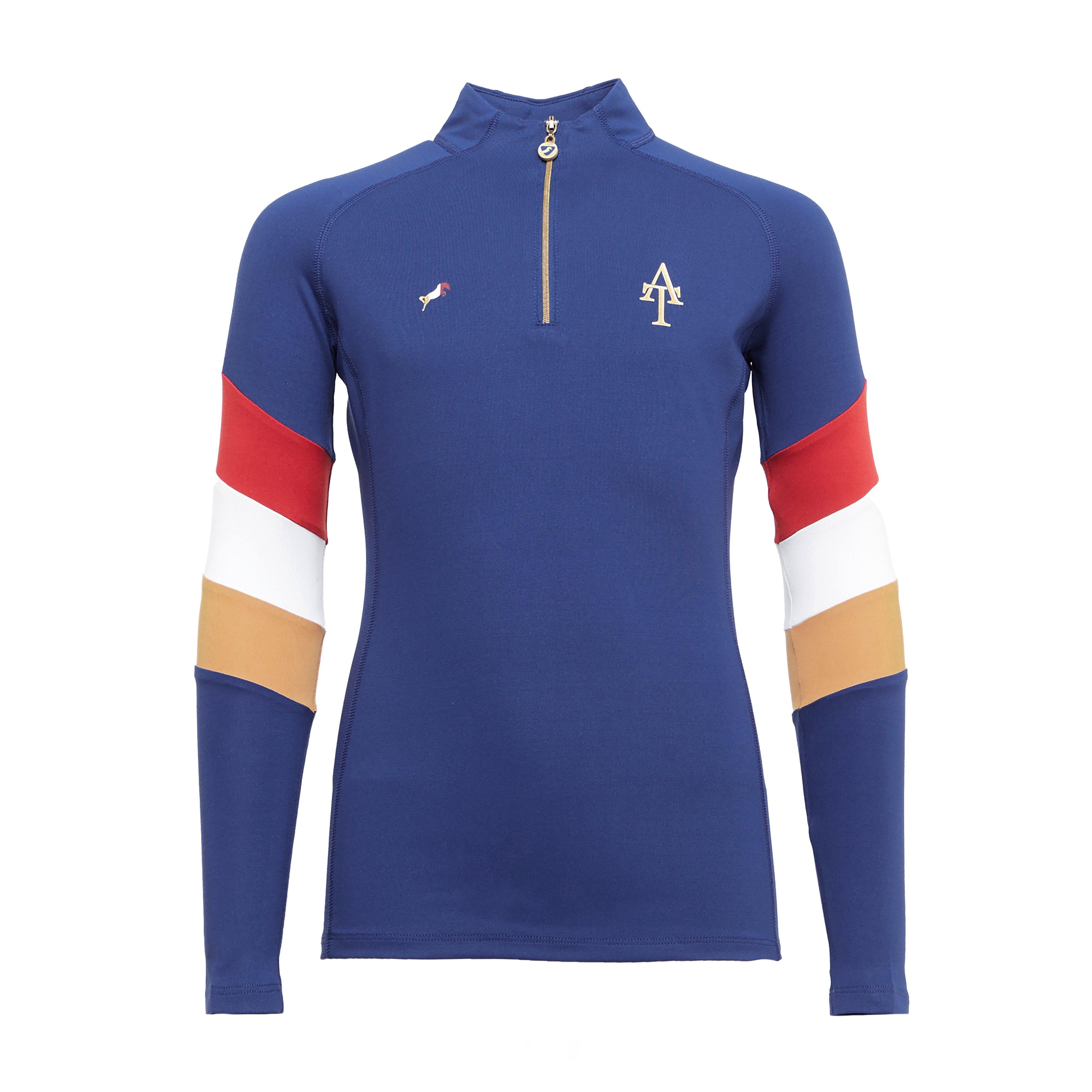 Young Rider Team Long Sleeved Base Layer Navy