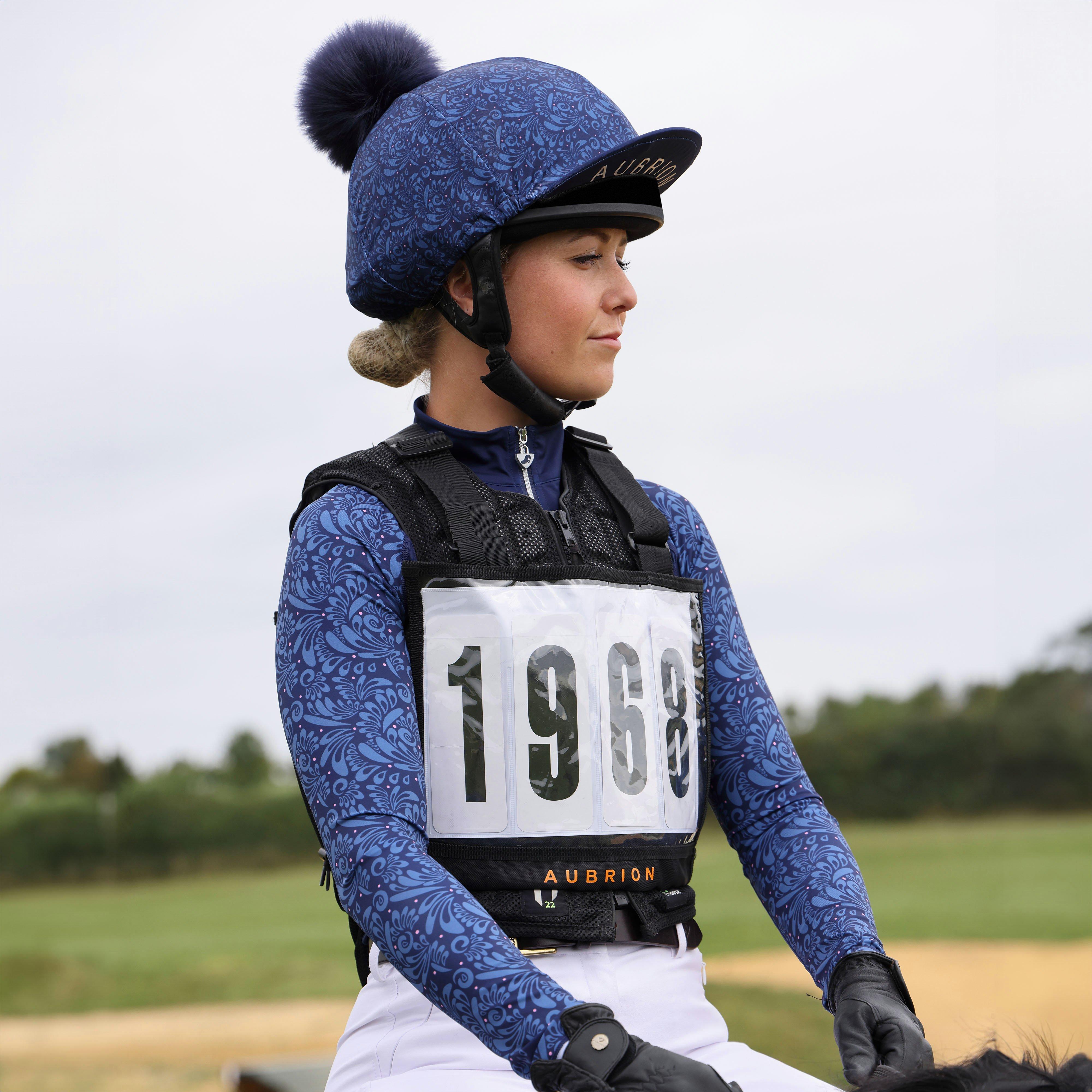 Hyde Park Hat Cover Navy Paisley