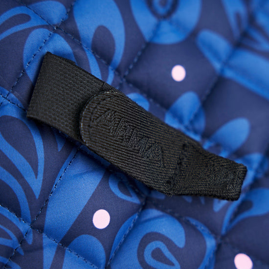 Hyde Park Saddlecloth Navy Paisley