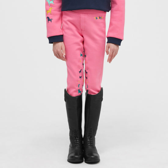 Kids Jodhpurs Pink Horse
