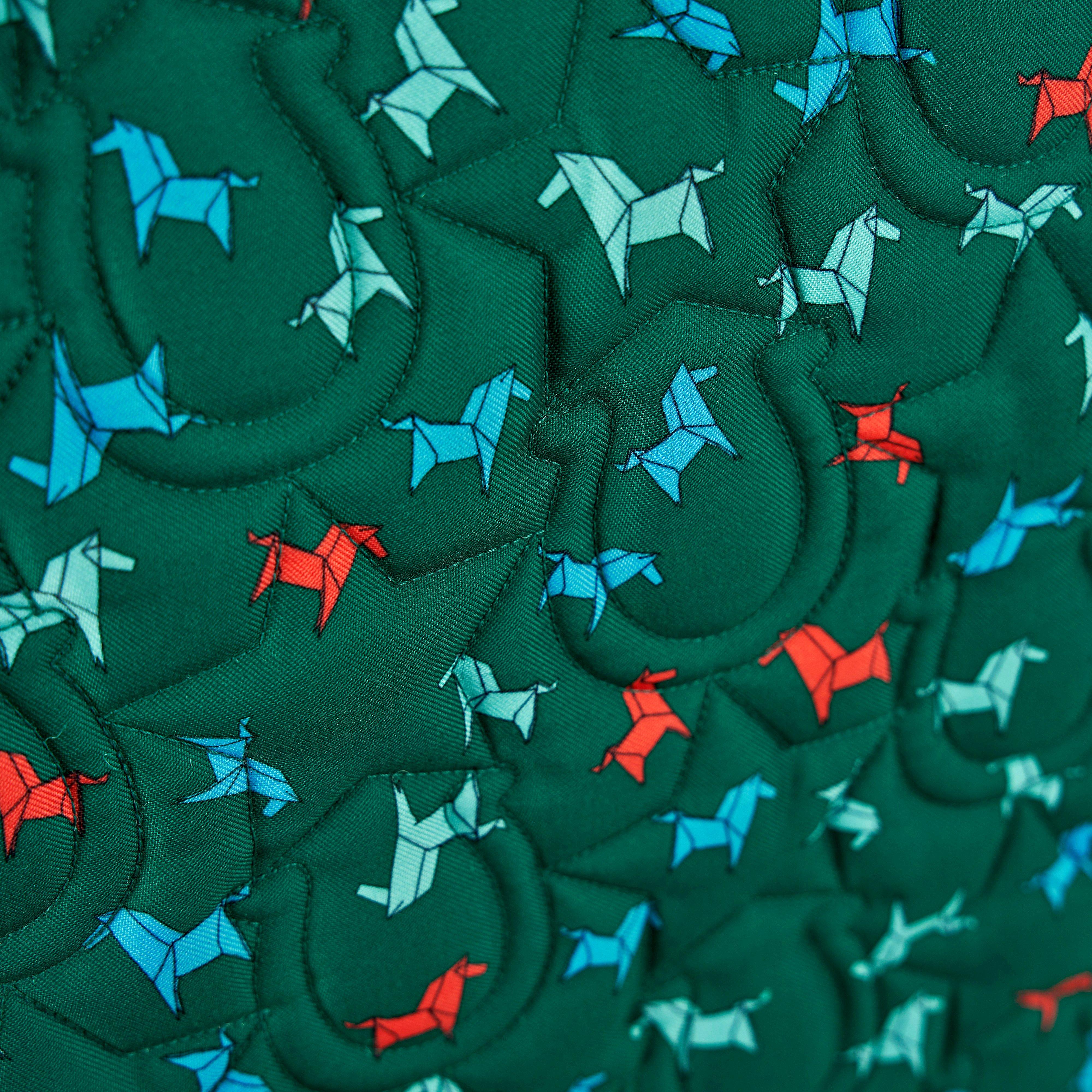 Saddle Pad Green Horse