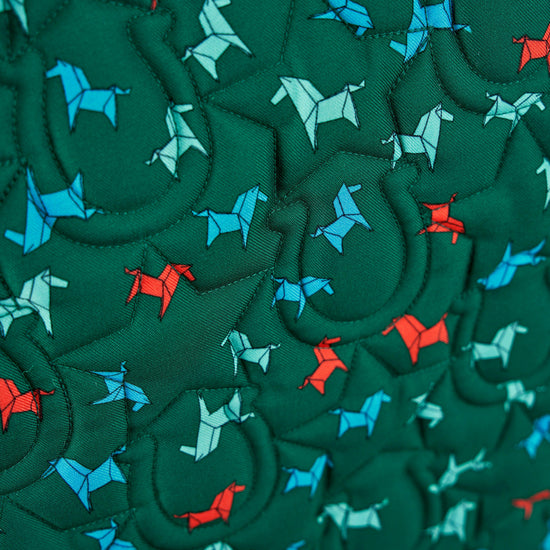 Saddle Pad Green Horse