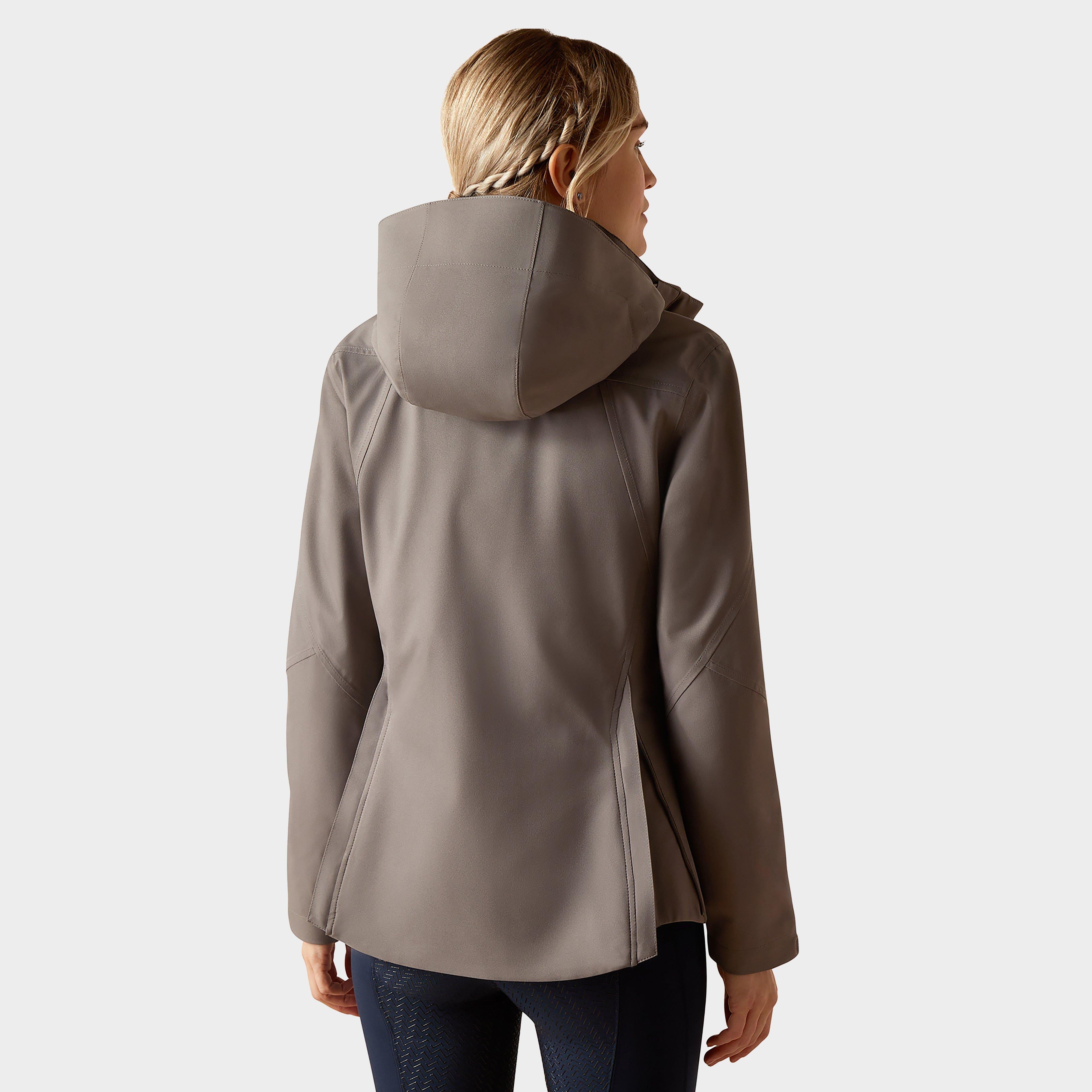 Womens Coastal Waterproof Jacket Plum Grey