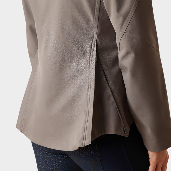 Womens Coastal Waterproof Jacket Plum Grey