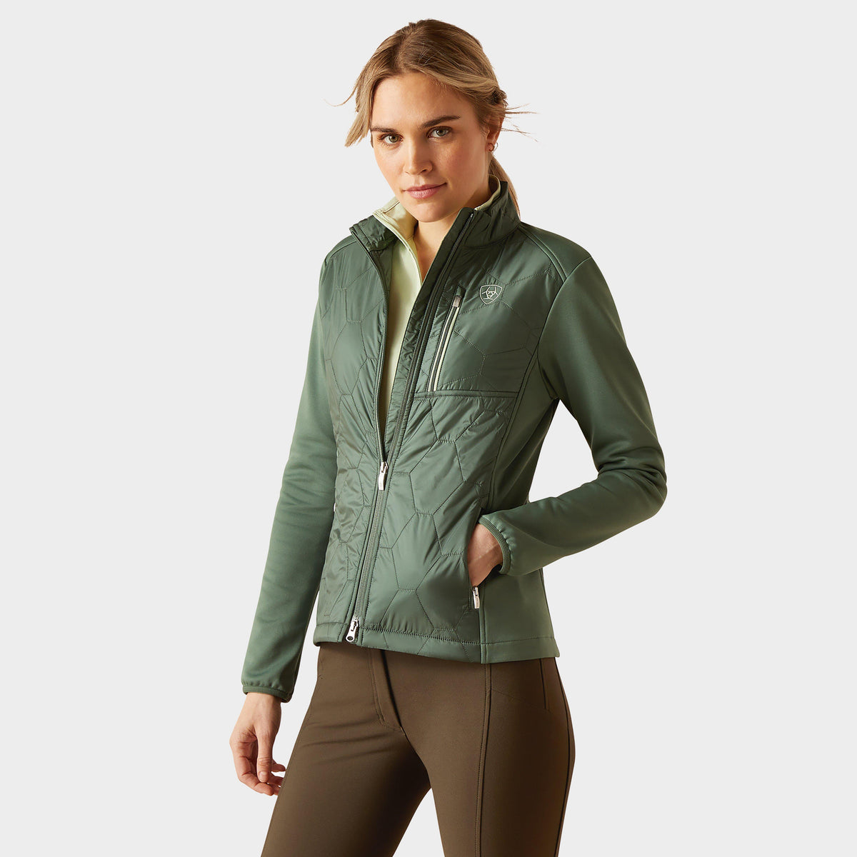 Womens Fusion Insulated Jacket Duck Green