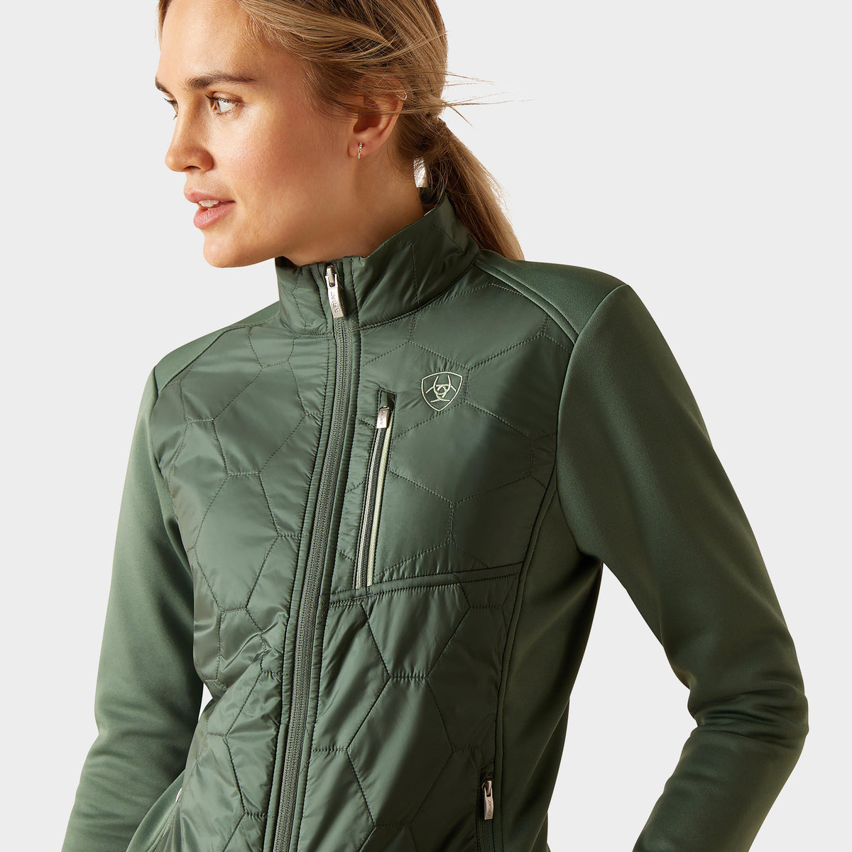 Womens Fusion Insulated Jacket Duck Green
