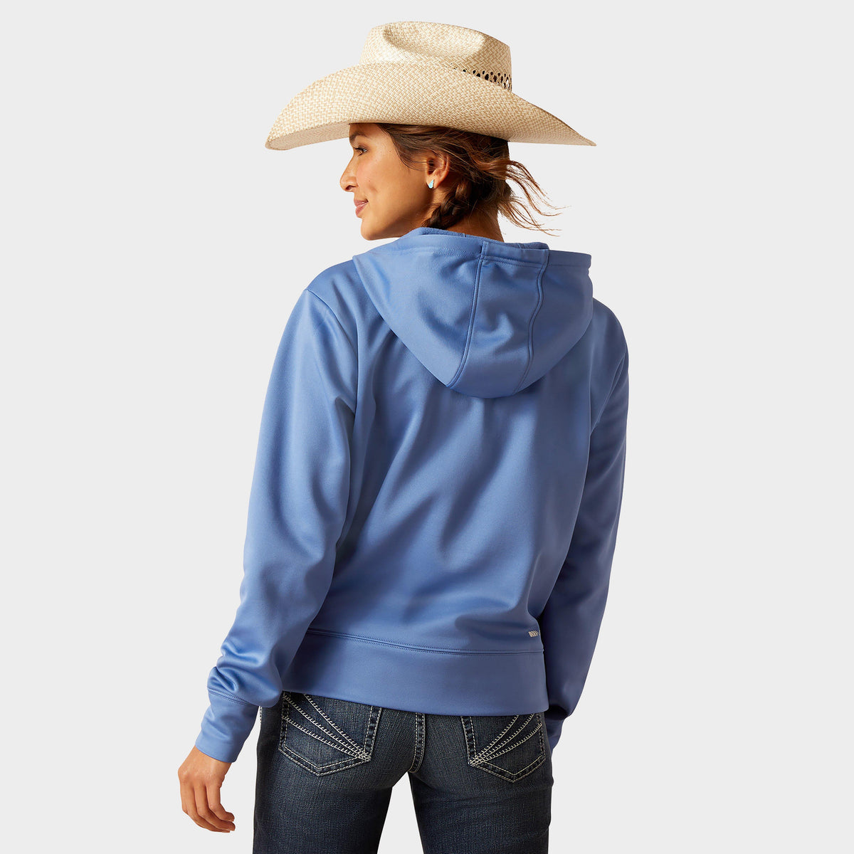 Womens Tek Hoodie 1/2 Zip Hoodie Dutch Blue