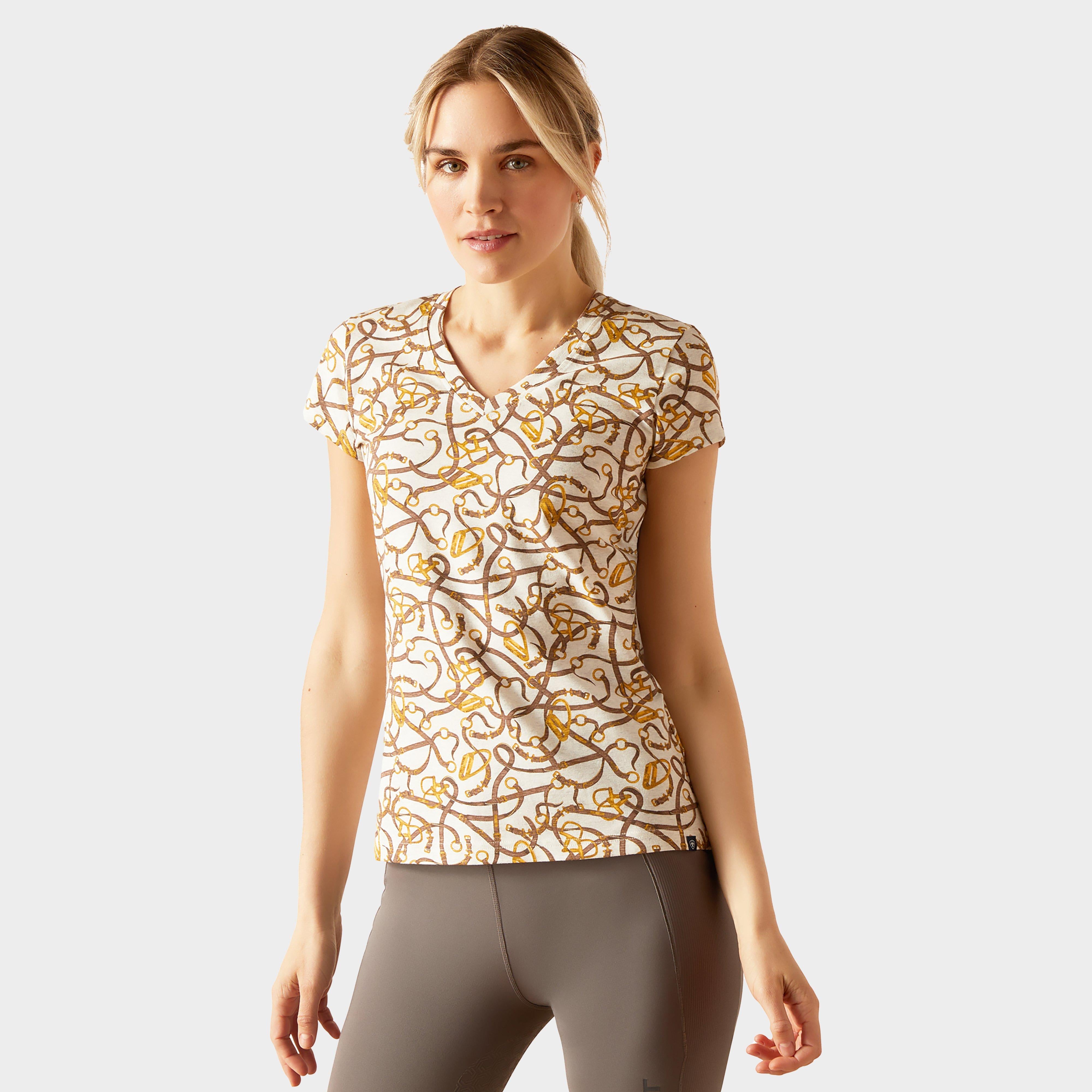 Womens Bridle T-Shirt Light Heather Grey