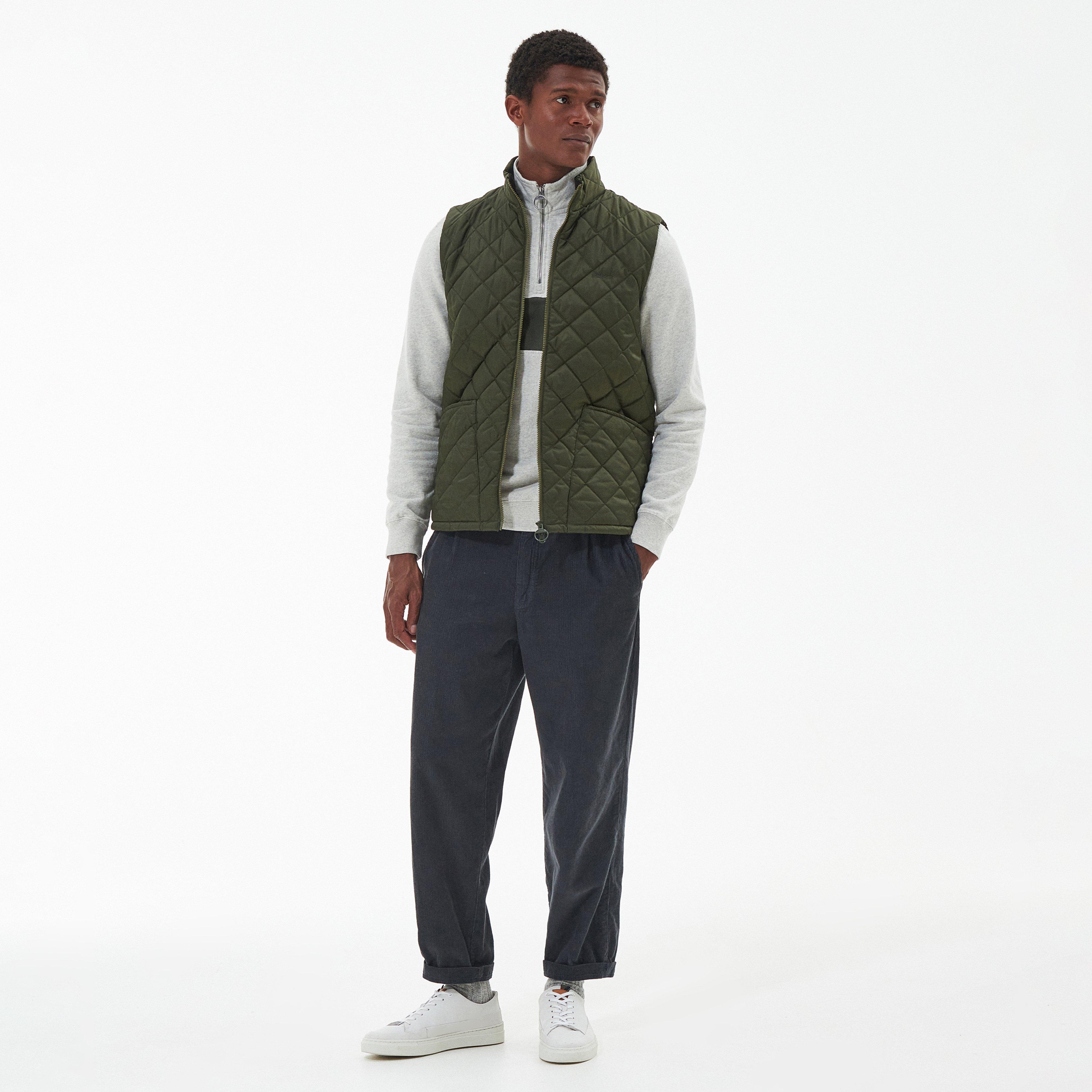 Mens Monty Gilet Olive