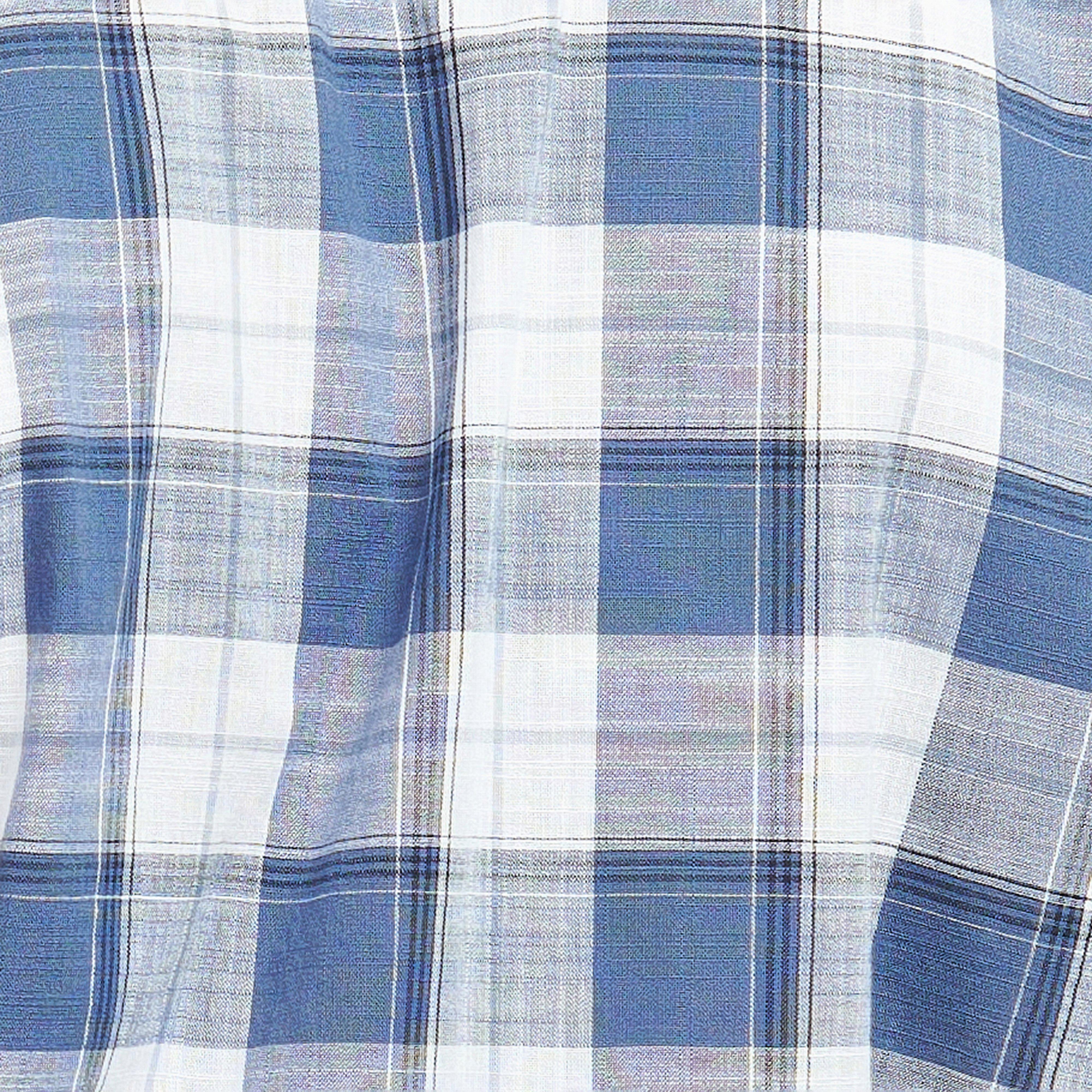 Mens Broxfield Regular Checked Shirt Classic Blue