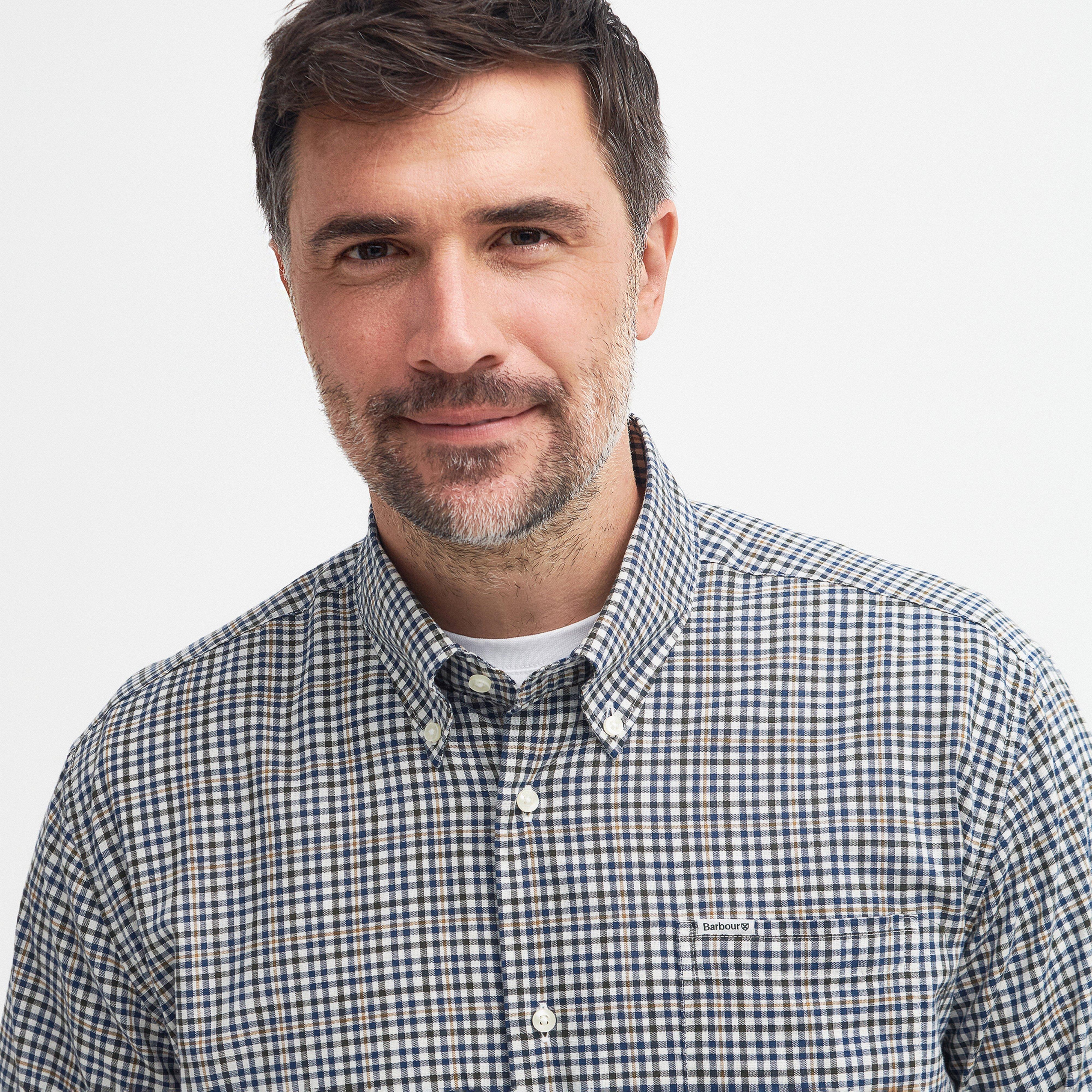 Mens Durand Regular Shirt Olive