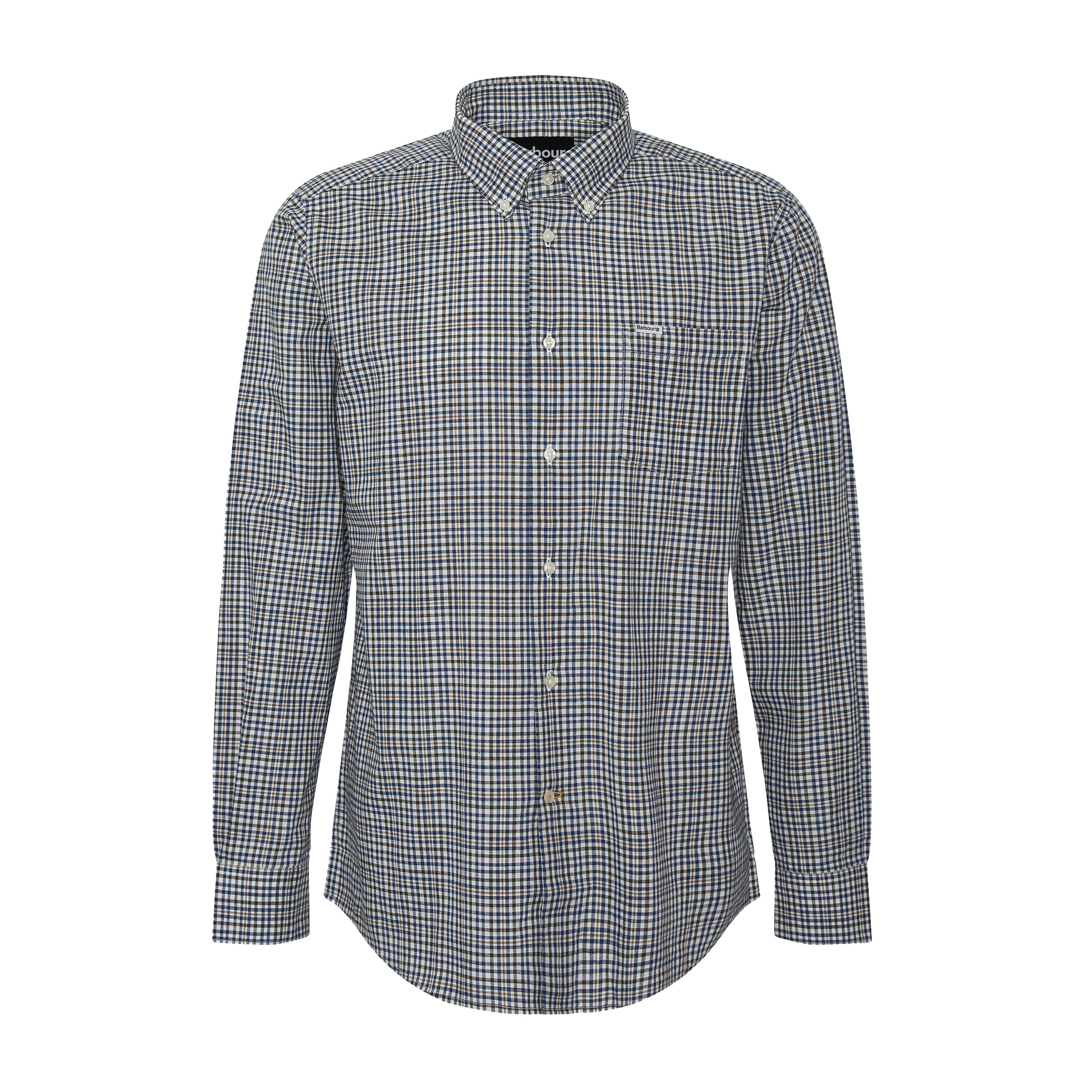 Mens Durand Regular Shirt Olive