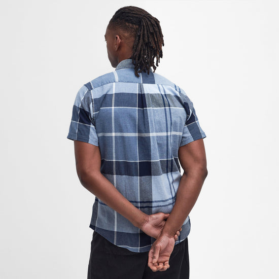 Mens Doughill Short-Sleeved Shirt Berwick Blue