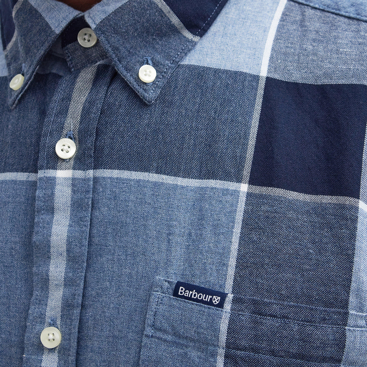 Mens Doughill Short-Sleeved Shirt Berwick Blue