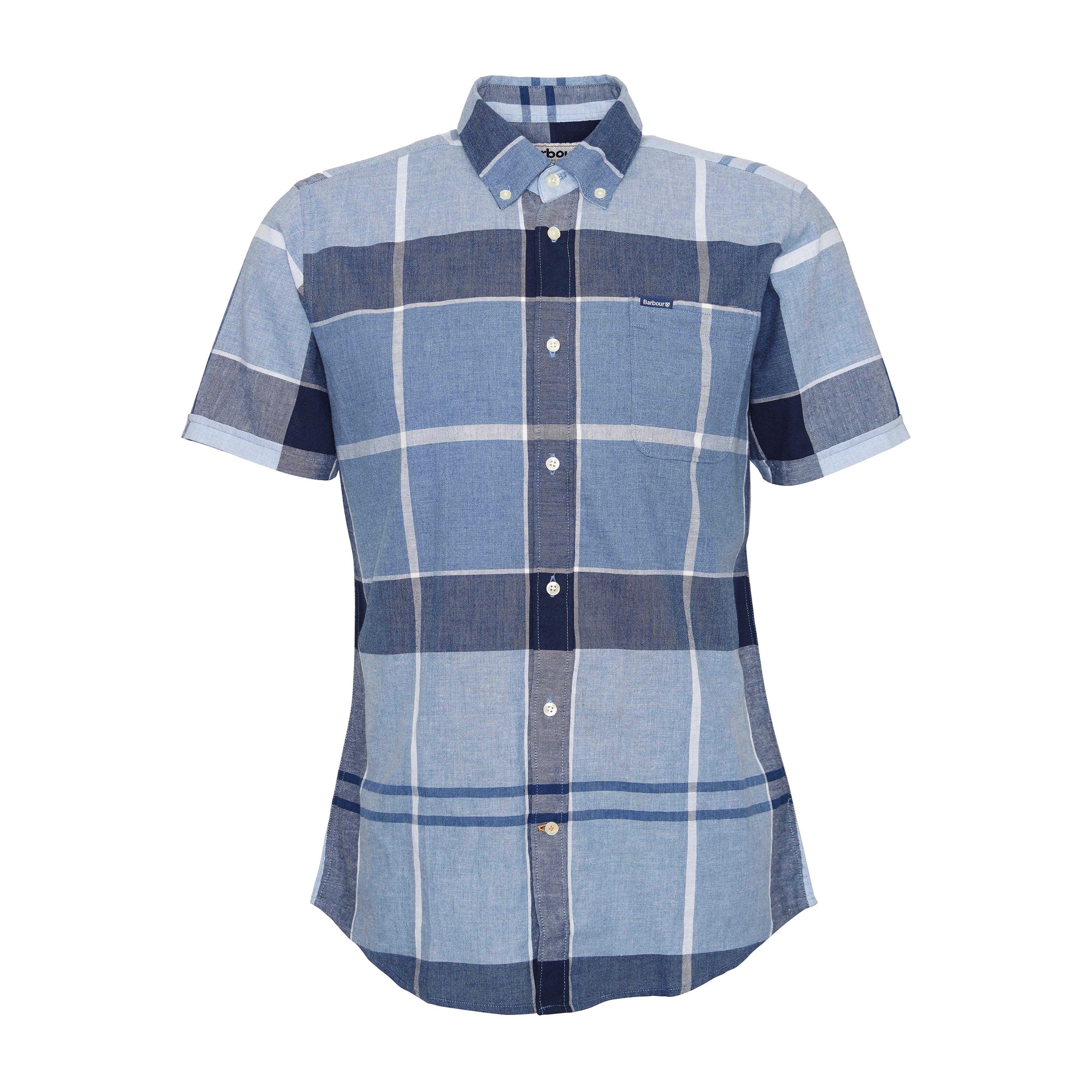 Mens Doughill Short-Sleeved Shirt Berwick Blue