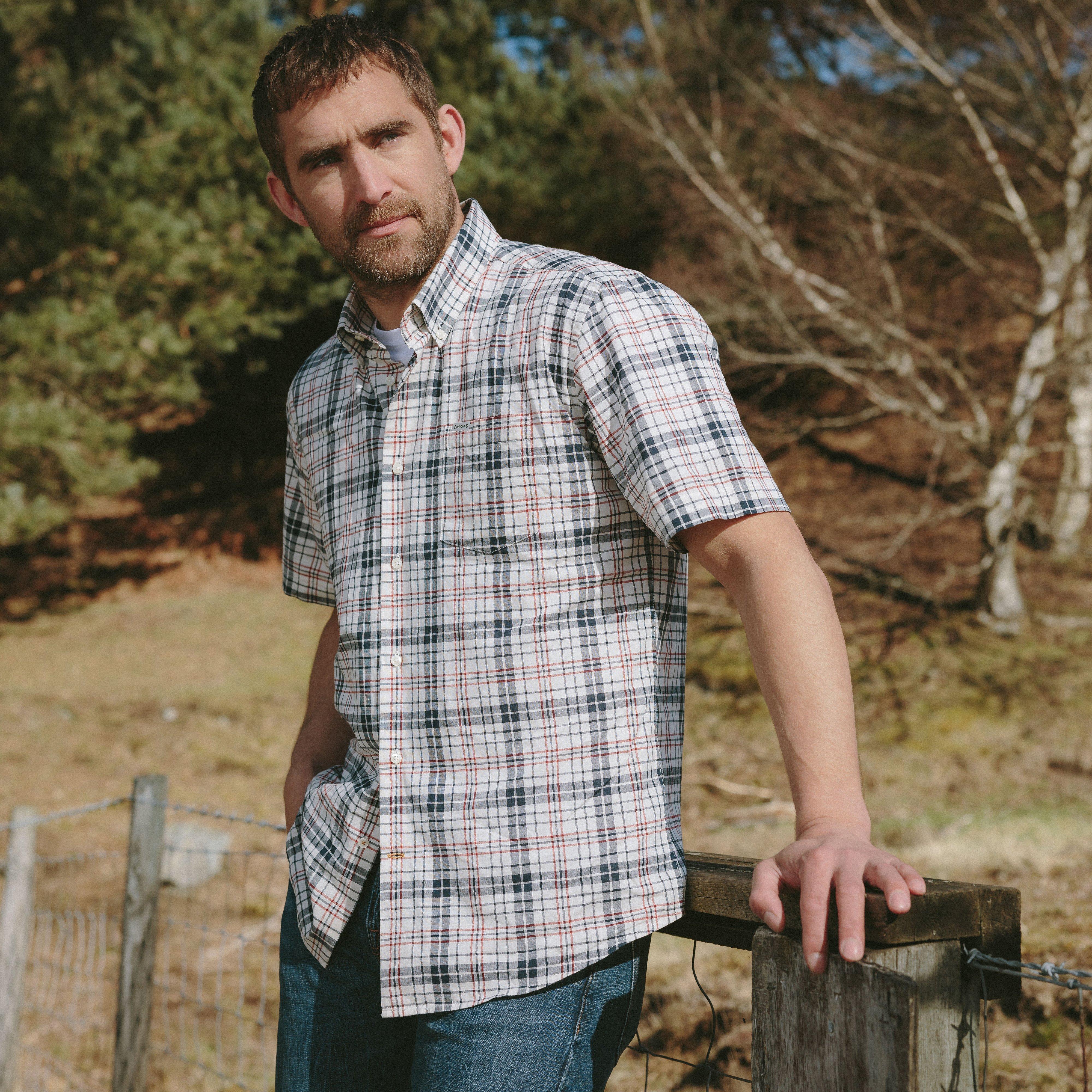 Mens Drafthill Regular Shirt Classic Navy