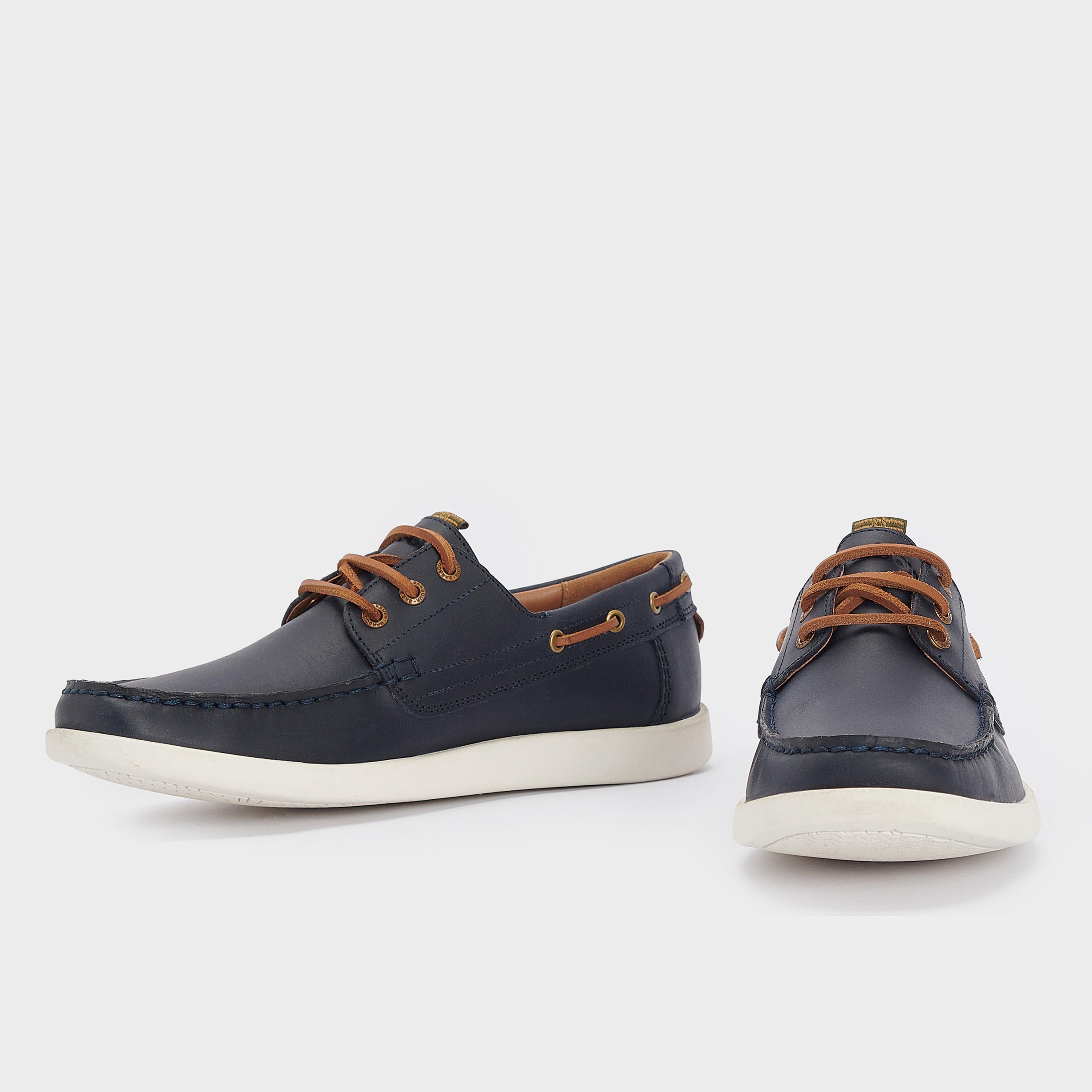 Mens Armada Boat Shoes Navy/Brown