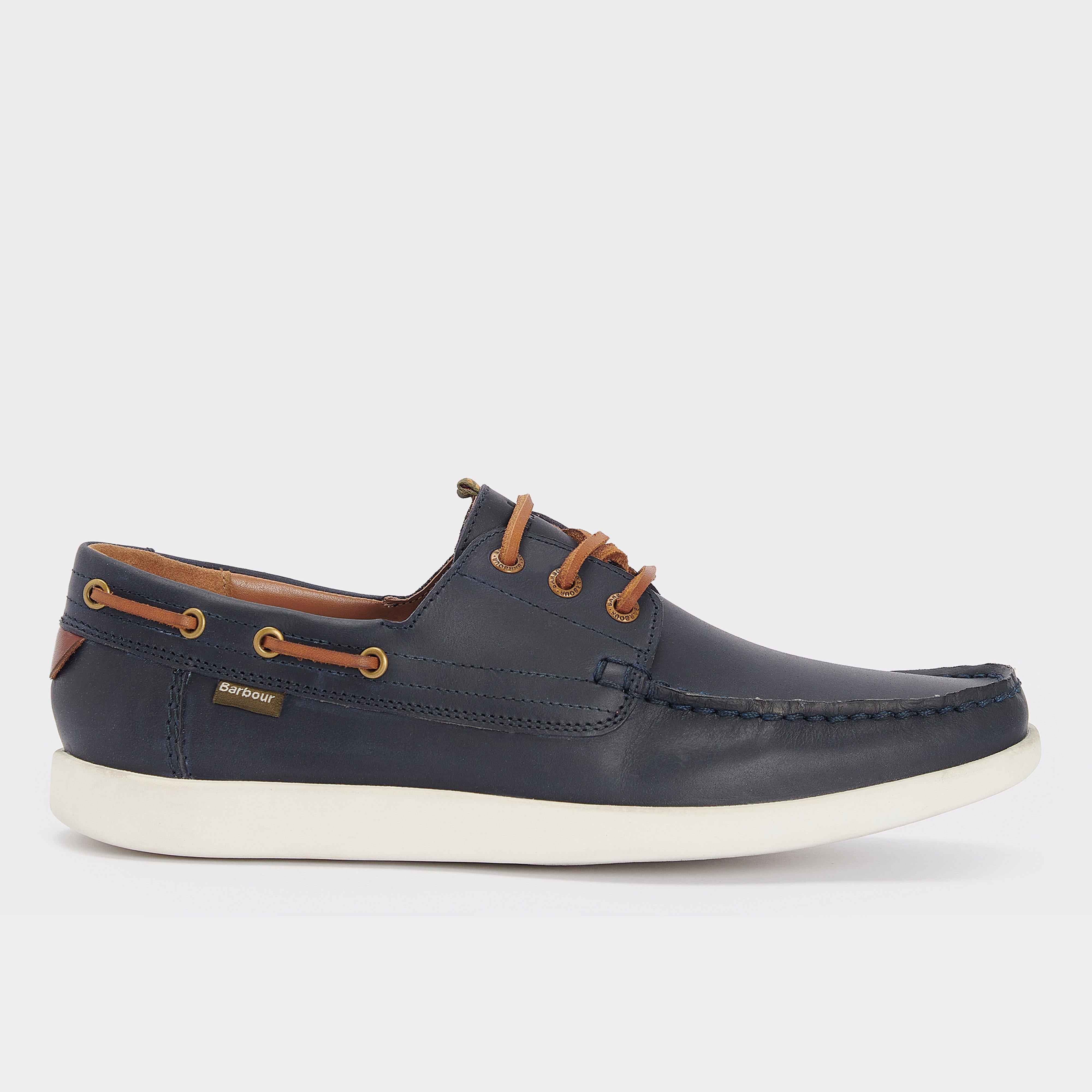 Mens Armada Boat Shoes Navy/Brown