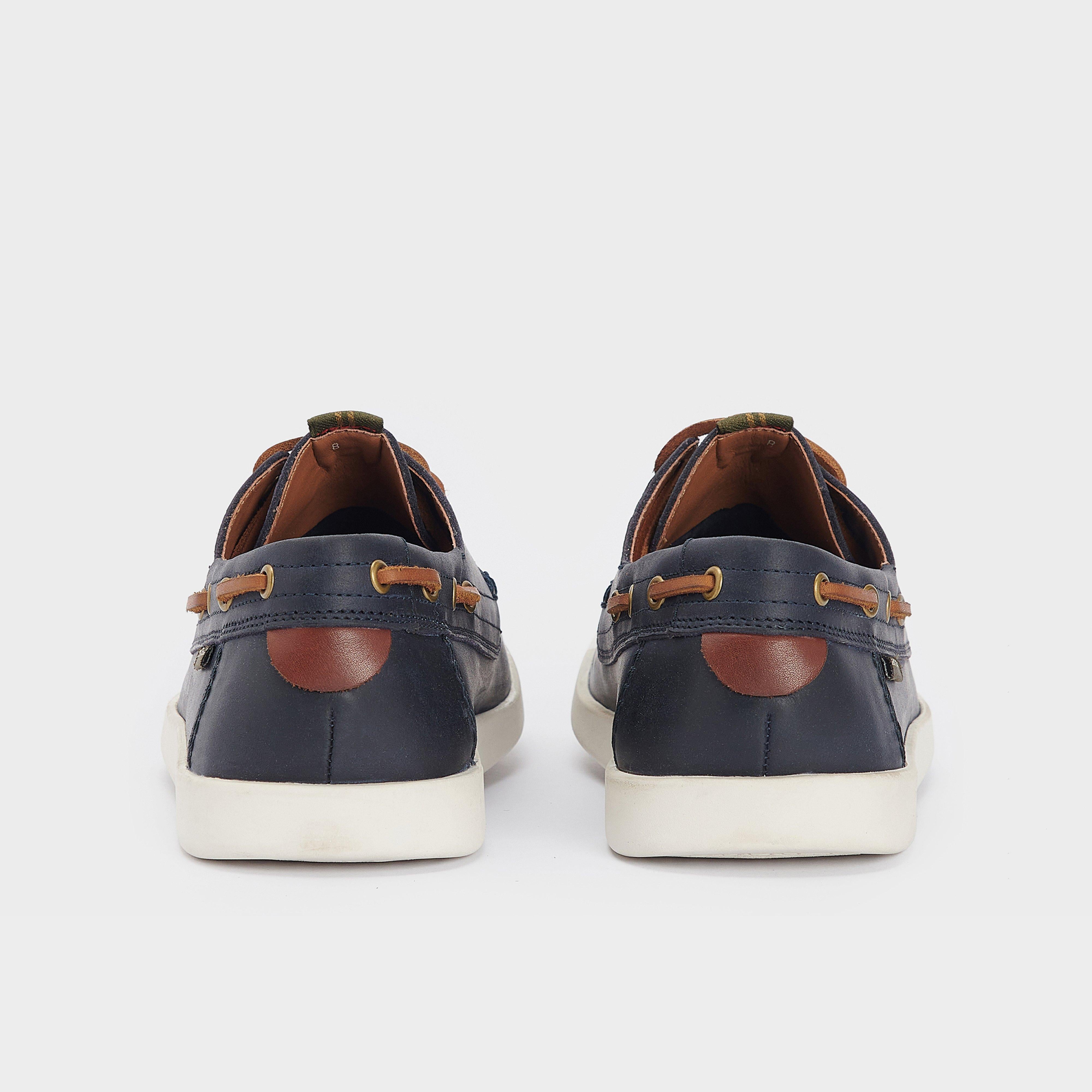 Mens Armada Boat Shoes Navy/Brown