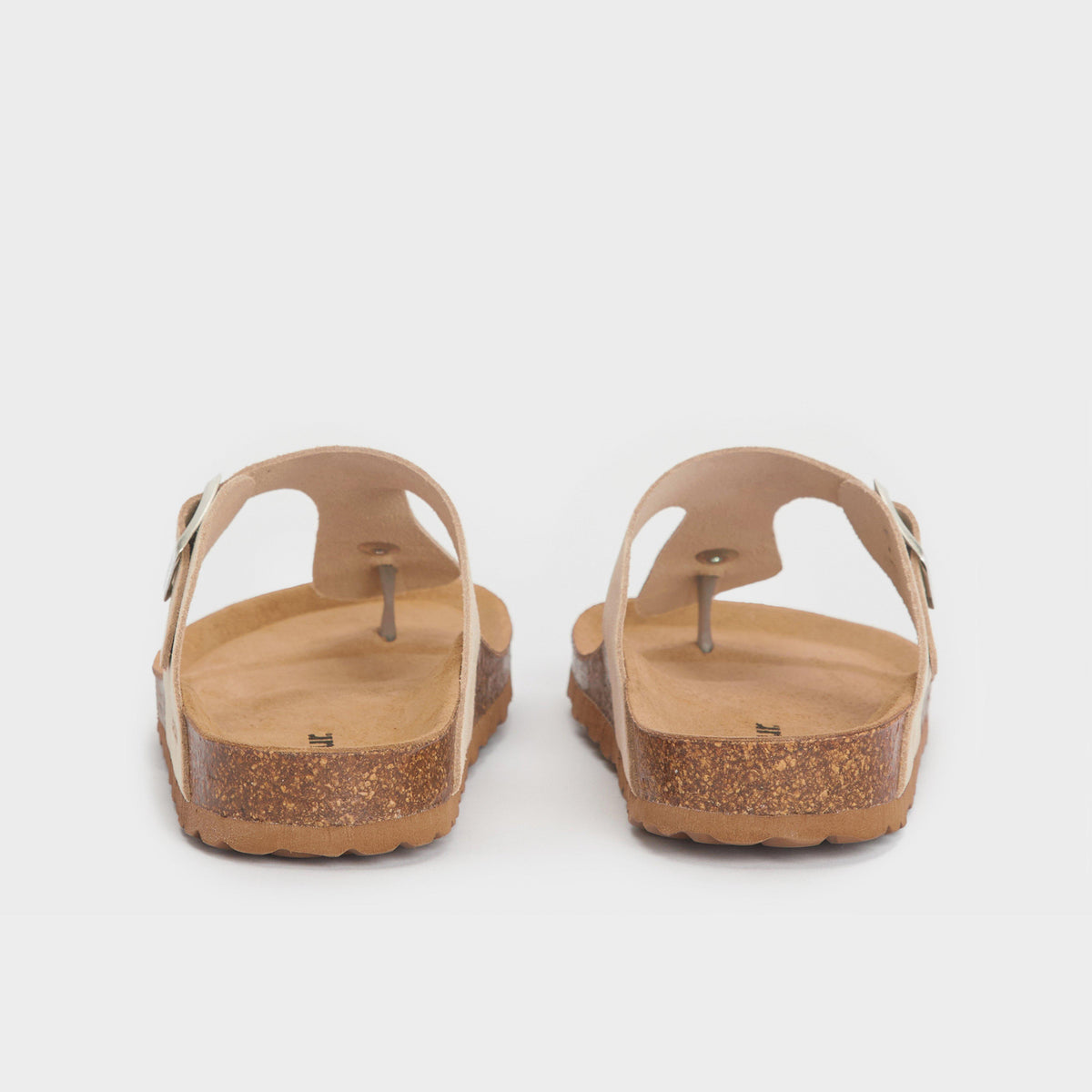 Womens Margate Sandals Parchment Suede