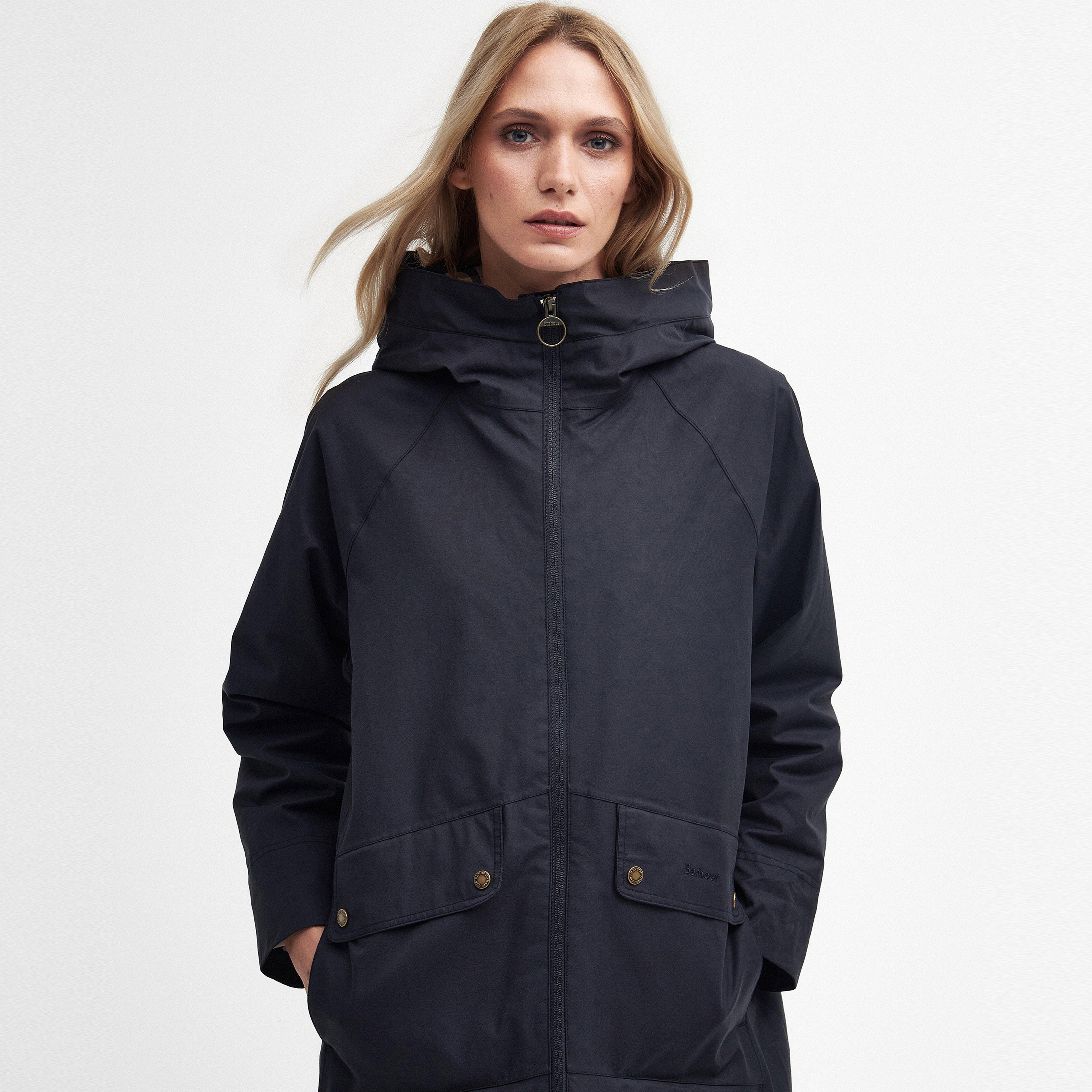 Womens Heron Waterproof Jacket Dark Navy