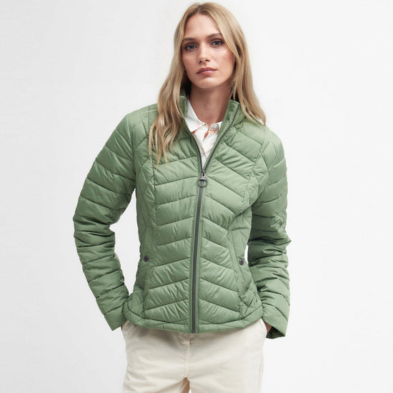 Womens Clematis Quilted Jacket Bayleaf